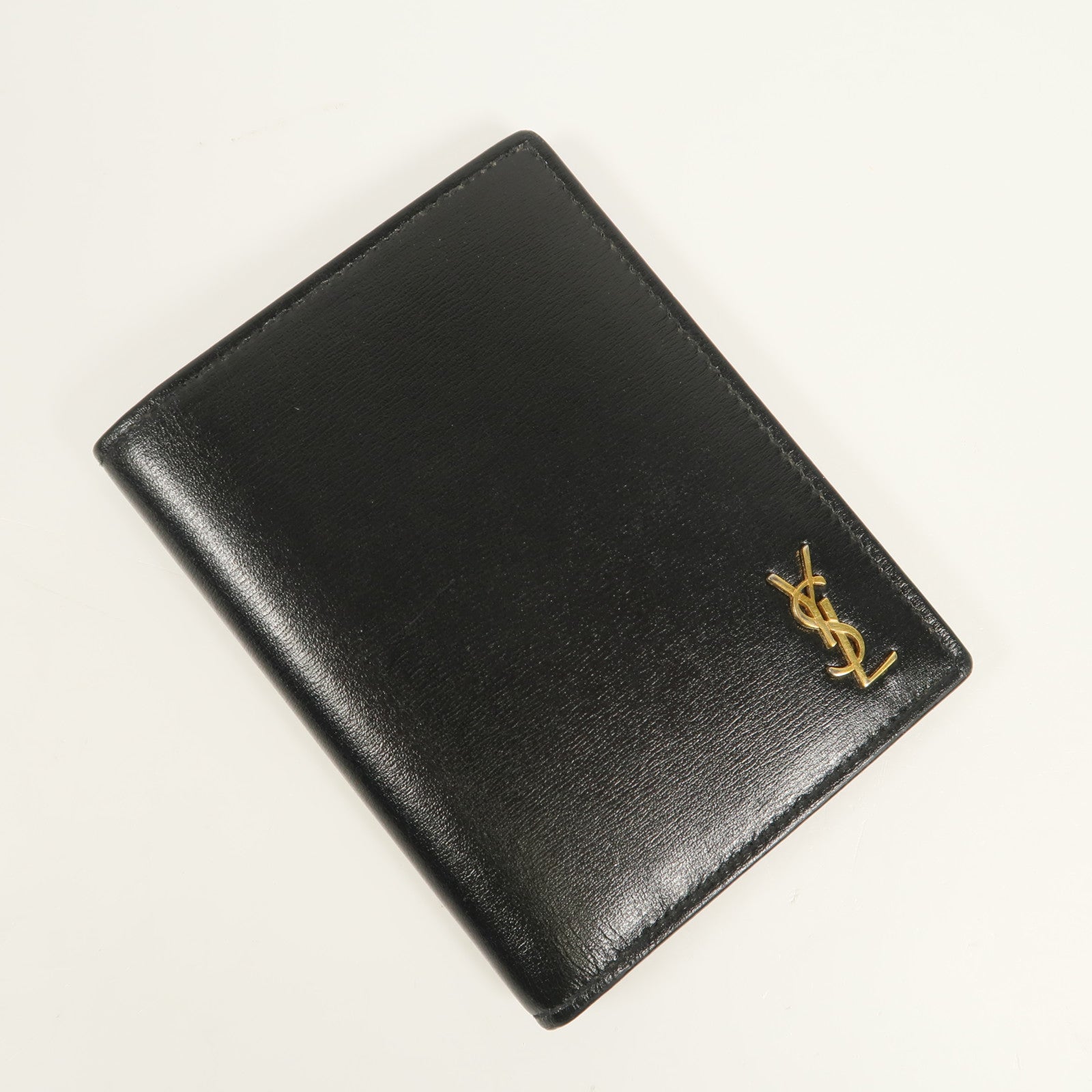 SAINT LAURENT 牛皮皮革Wallet金扣錢包