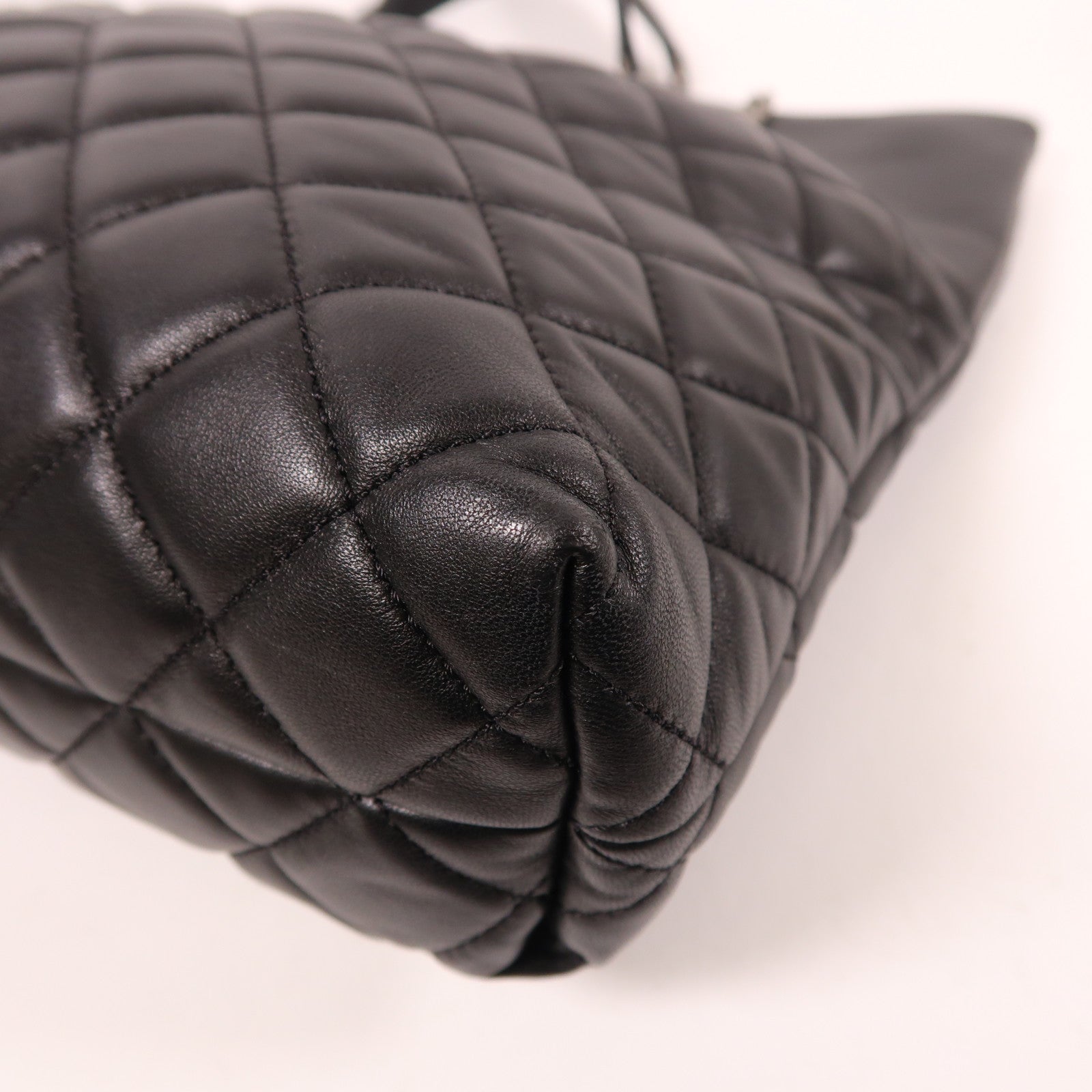 CHANEL 牛皮皮革Tote Bag鏈帶肩背袋