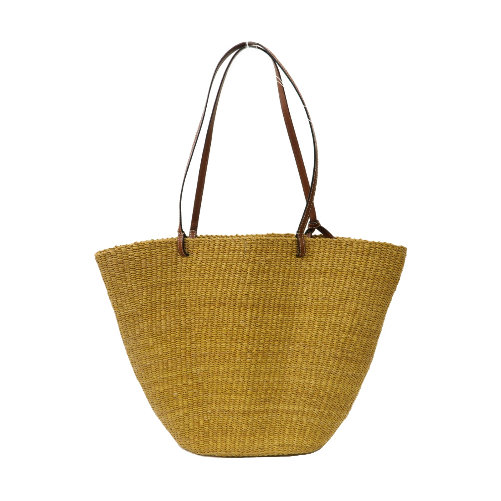 LOEWE 藤製Basket Bag手挽袋啡色
