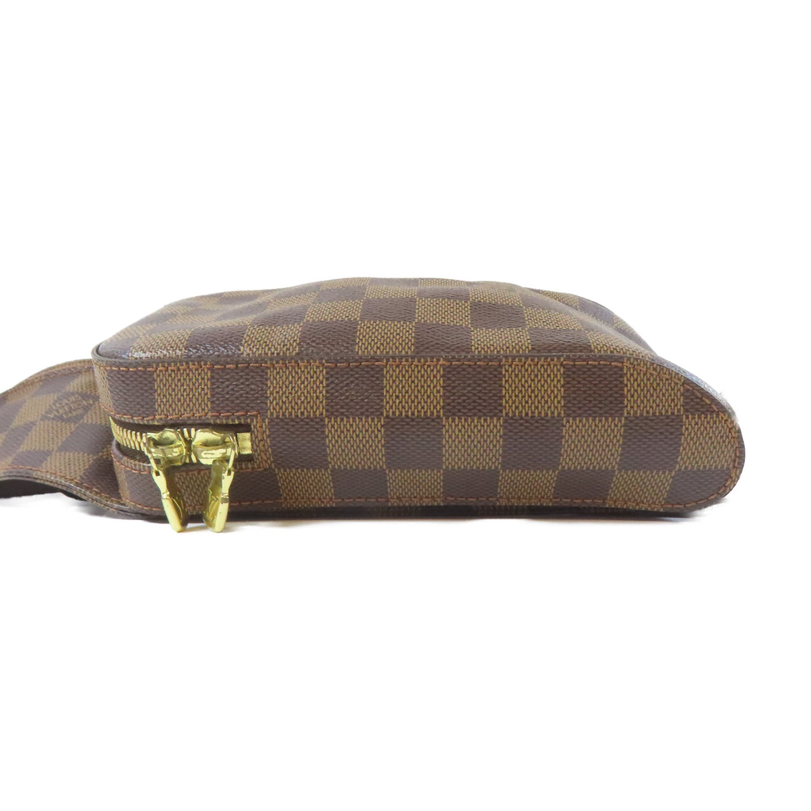 LOUIS VUITTON 【激減優惠】Damier Geronimos金扣腰包啡色