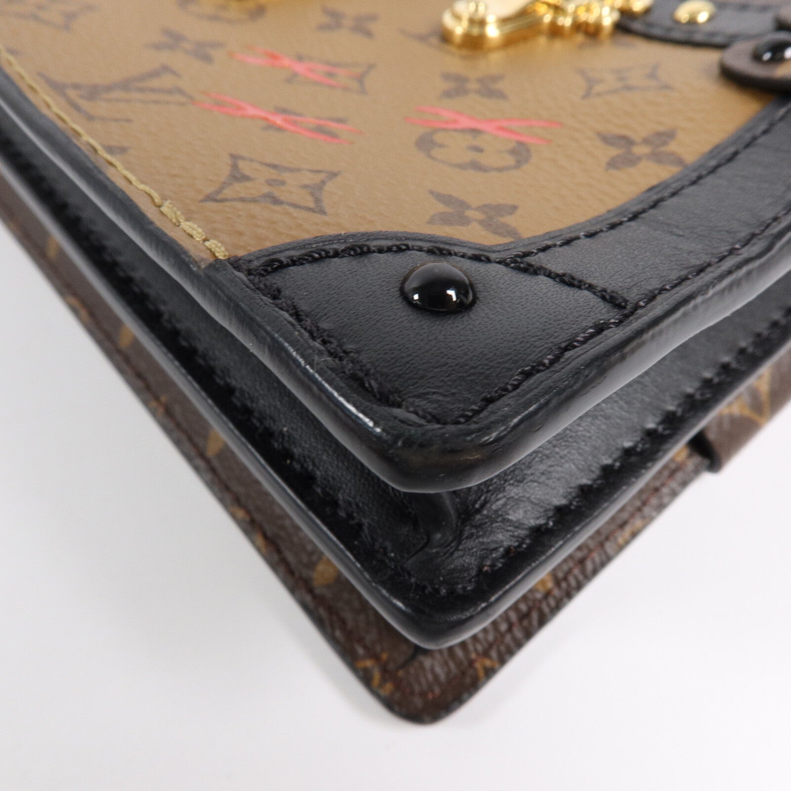 LOUIS VUITTON Monogram/Monogram Reverse Trunk Clutch肩背袋