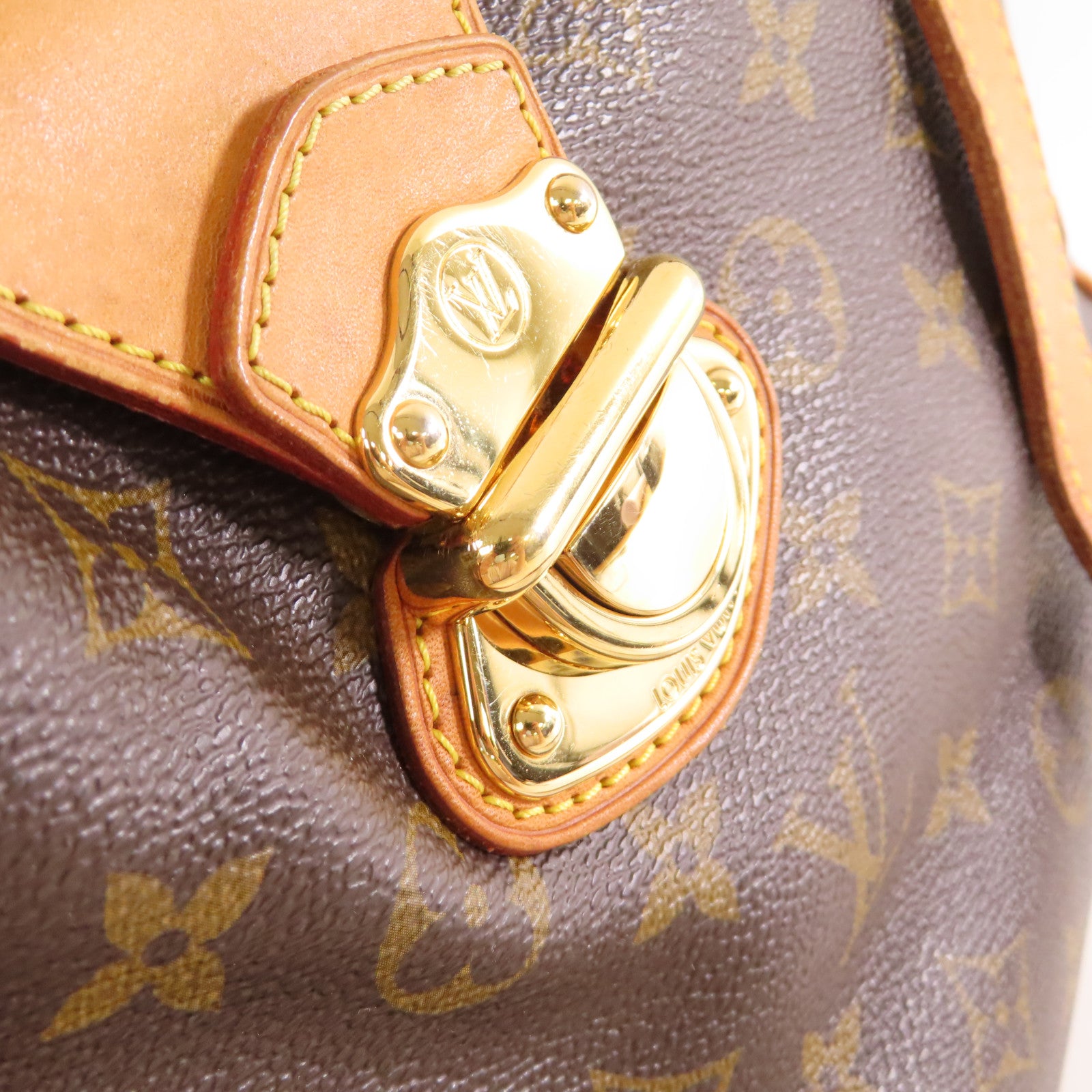 LOUIS VUITTON 【激減優惠】Monogram Stresa PM Shoulder Bag金扣肩背袋啡色
