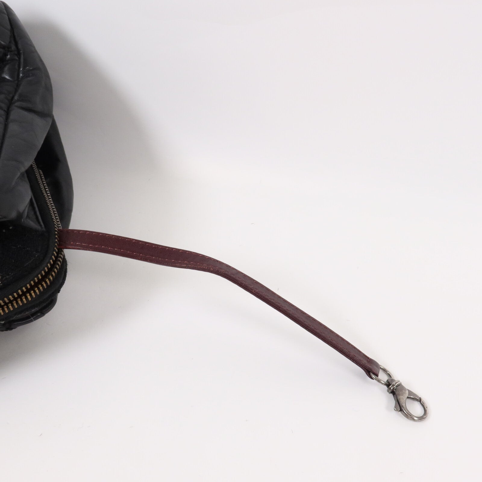 CHANEL 牛皮皮革/Tweed Chain Shoulder鏈帶肩背袋