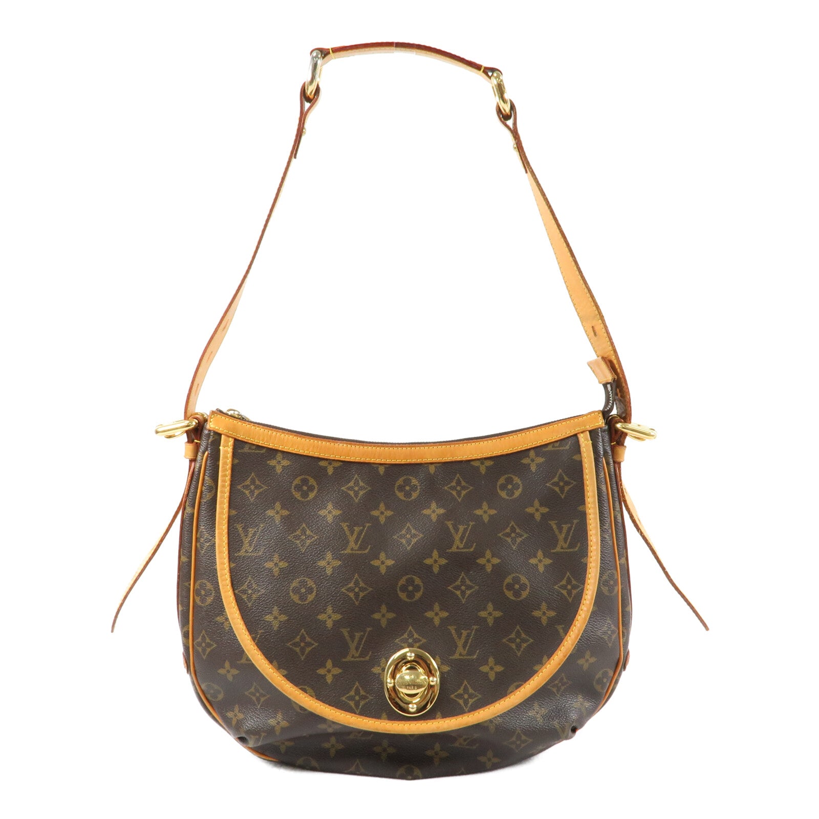 LOUIS VUITTON Monogram Tulum GM金扣肩背袋