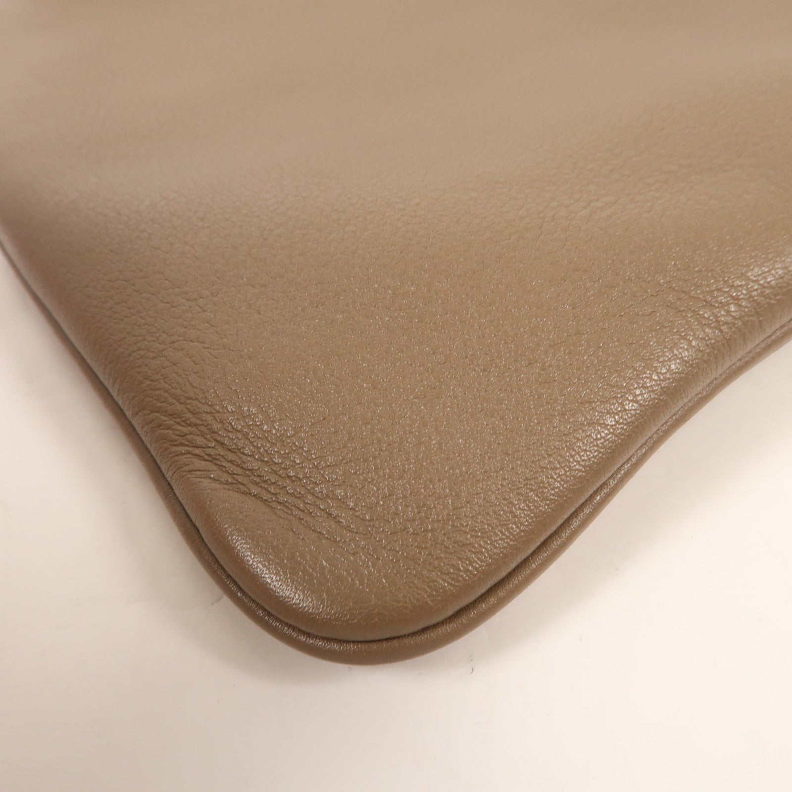 HERMES Swift皮革Aline Mini銀扣肩背袋Etoupe