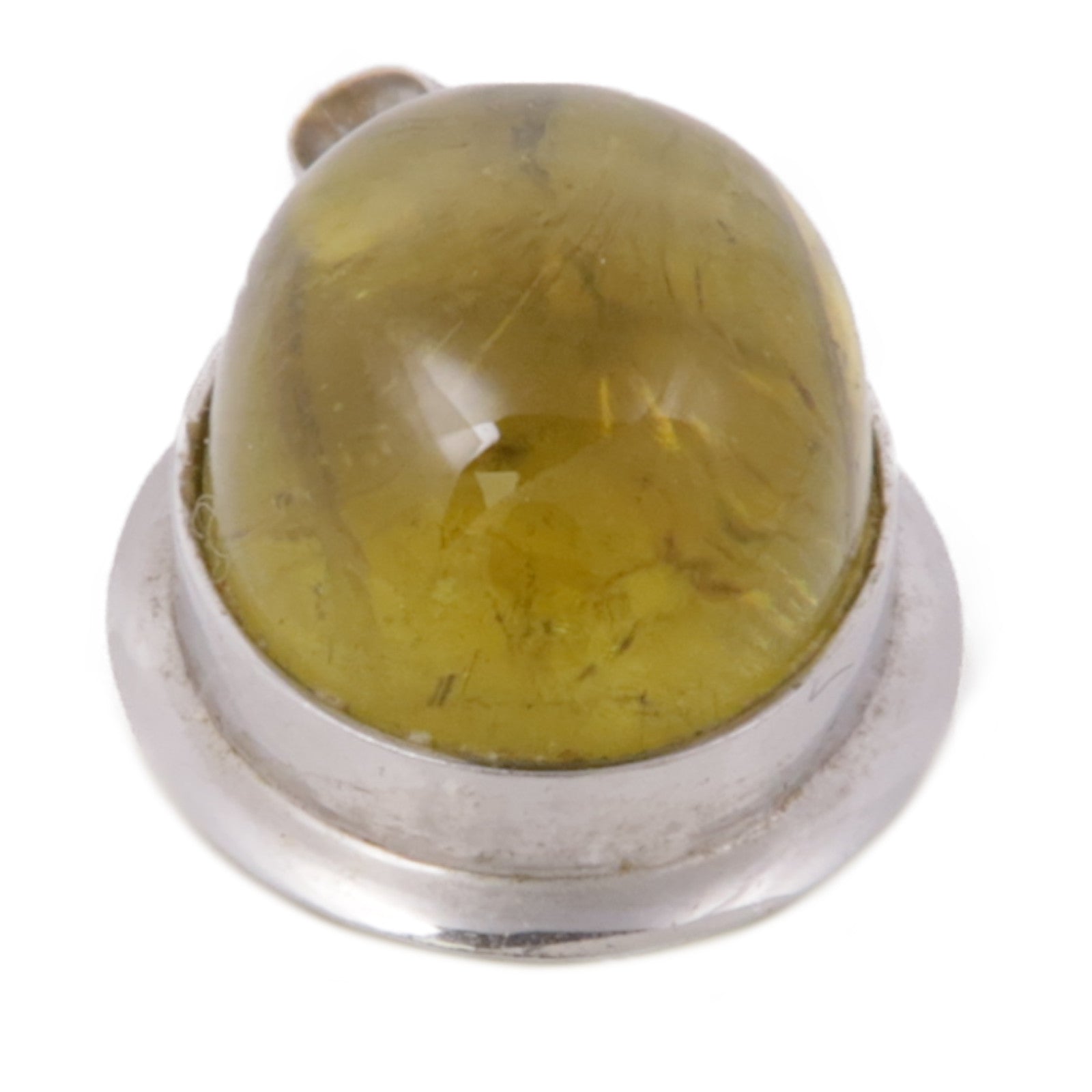 JEWELRY 18K白金Amber Pendant Top吊墜