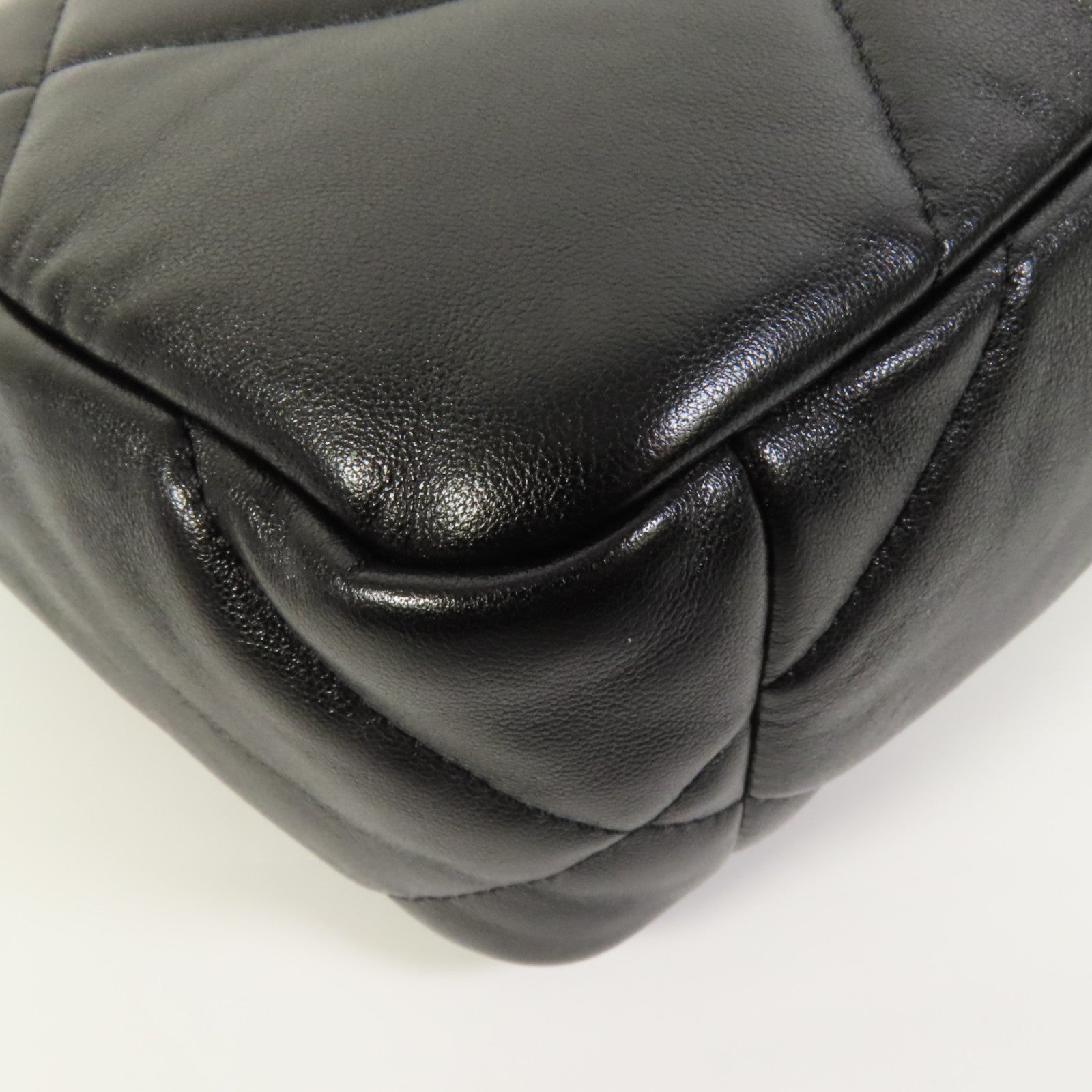 CHANEL 羊皮皮革Chanel 19 Small金扣鏈帶手挽肩背兩用袋