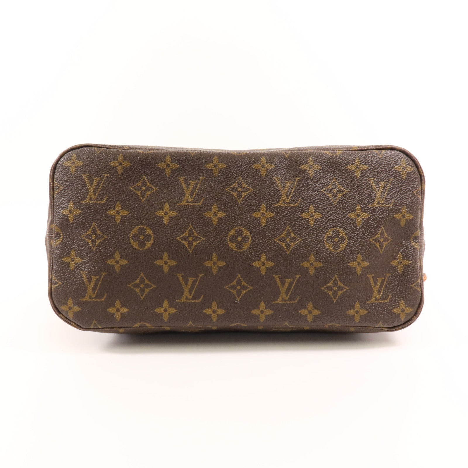 LOUIS VUITTON Monogram Neverfull MM金扣手挽袋