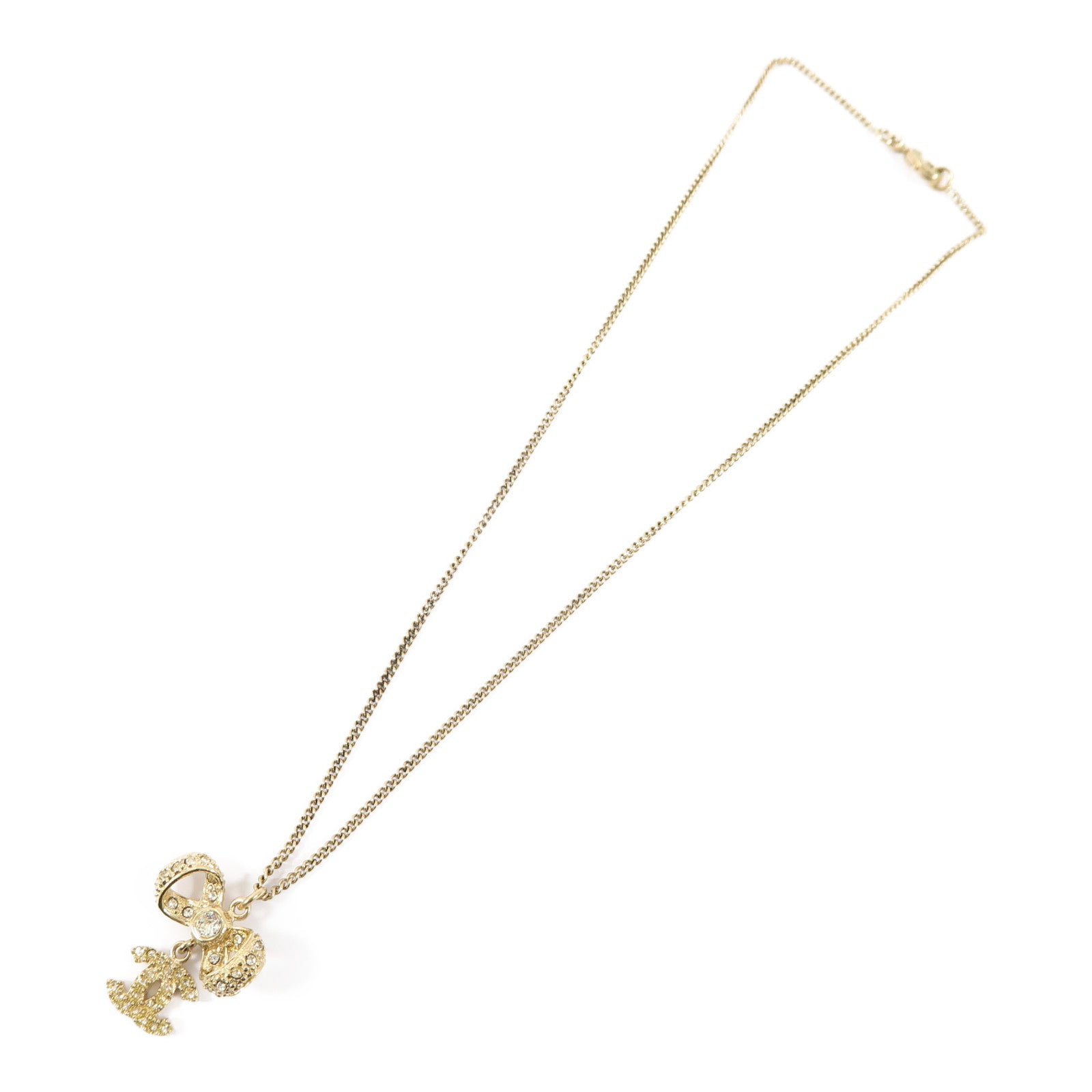 CHANEL 金屬Necklace項鍊金色