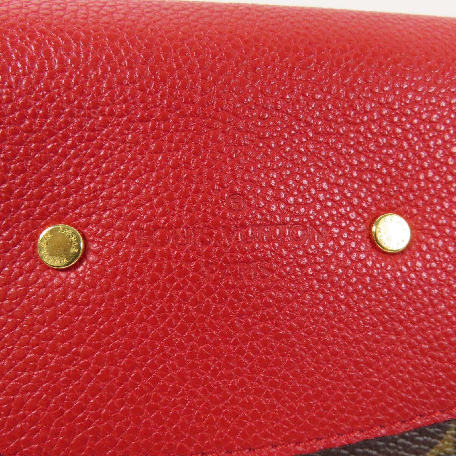 LOUIS VUITTON LV GHW Saint Placide Shoulder Bag M43713 Monogram Brown/Red