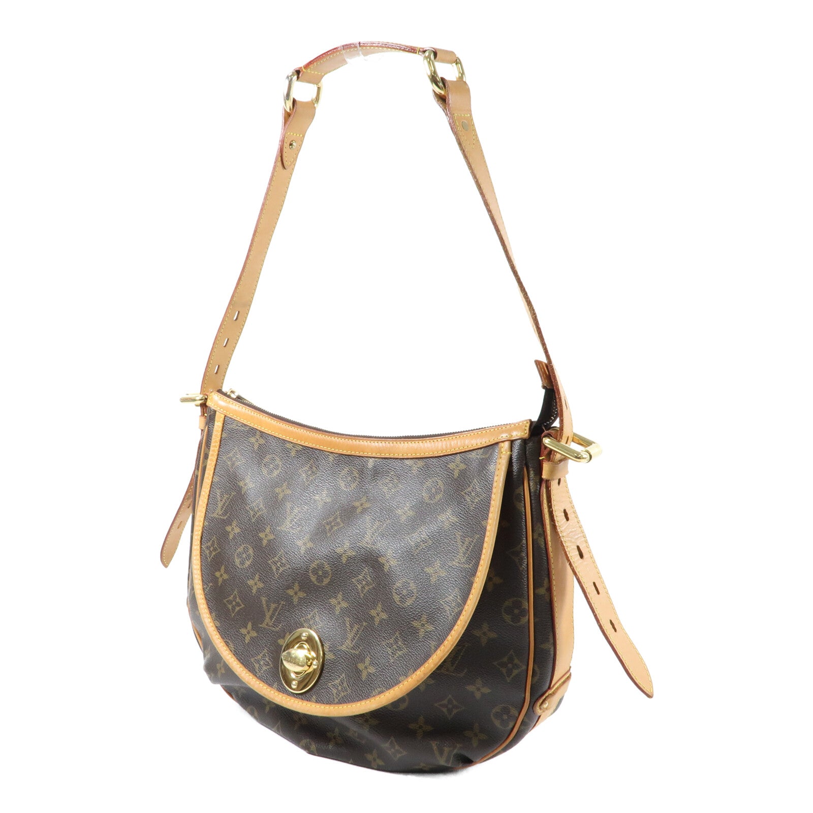 LOUIS VUITTON Monogram Tulum GM金扣肩背袋