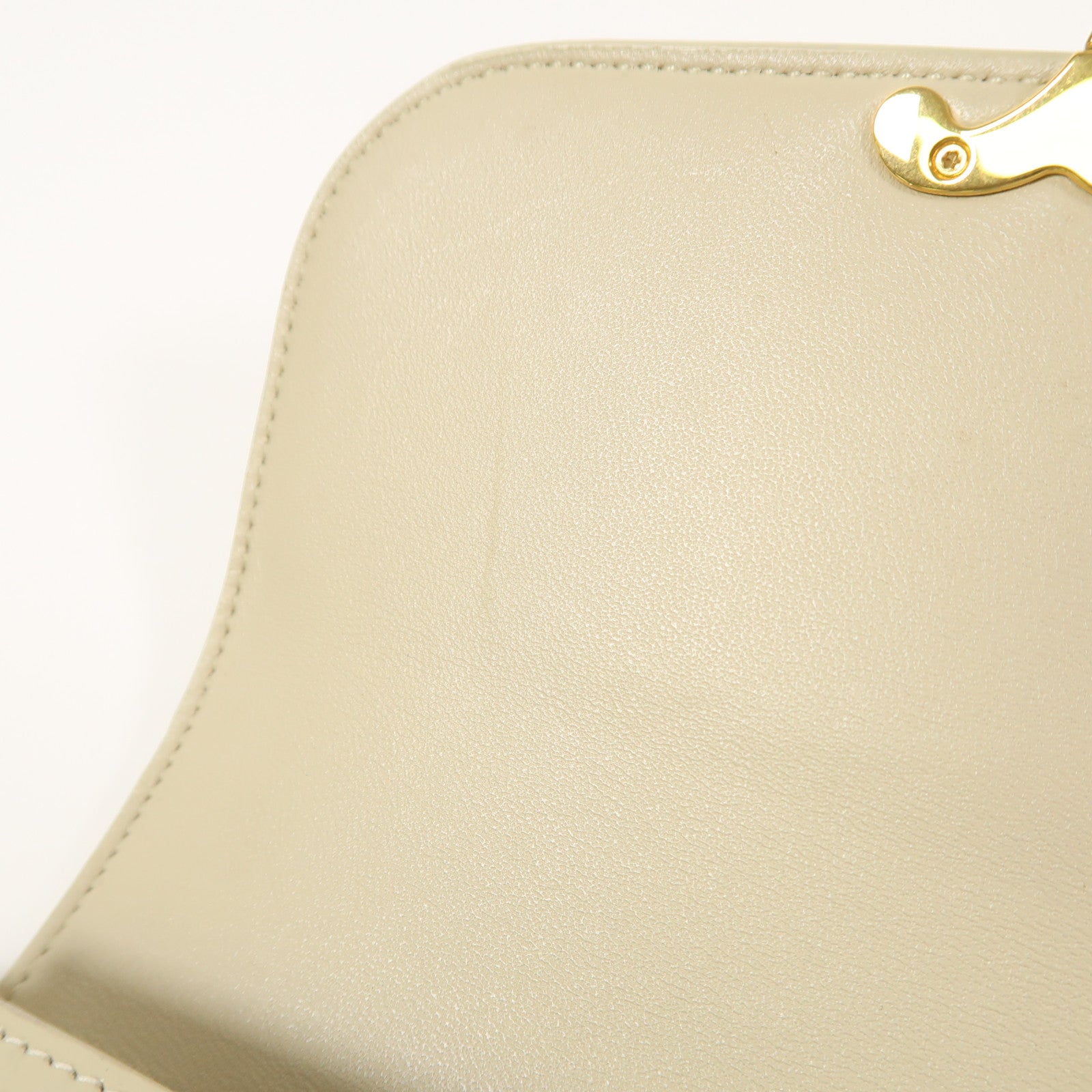 CELINE 牛皮皮革Teen Triomphe In Shiny金扣鏈帶肩背袋