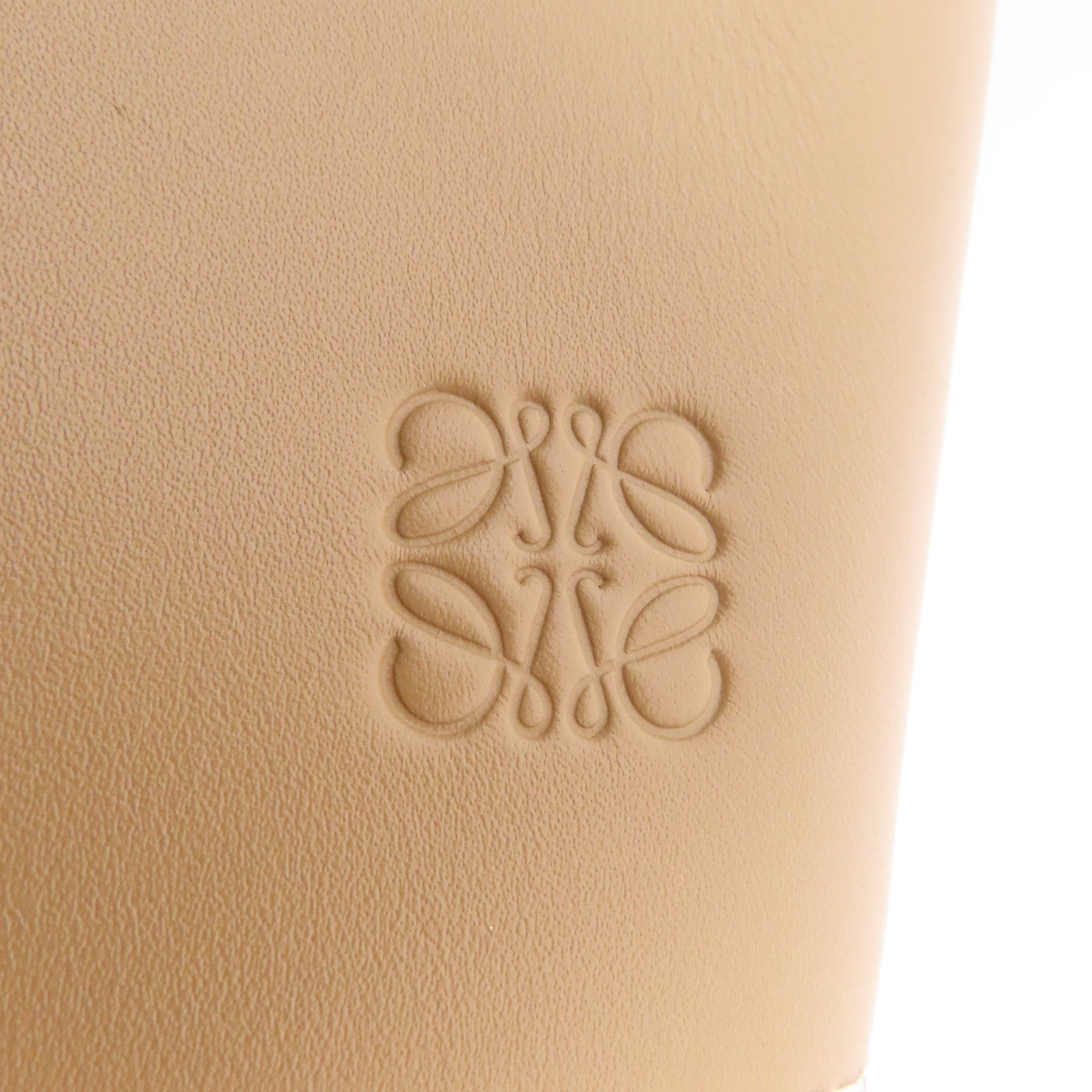 LOEWE 牛皮皮革Gate Bag金扣肩背袋啡色