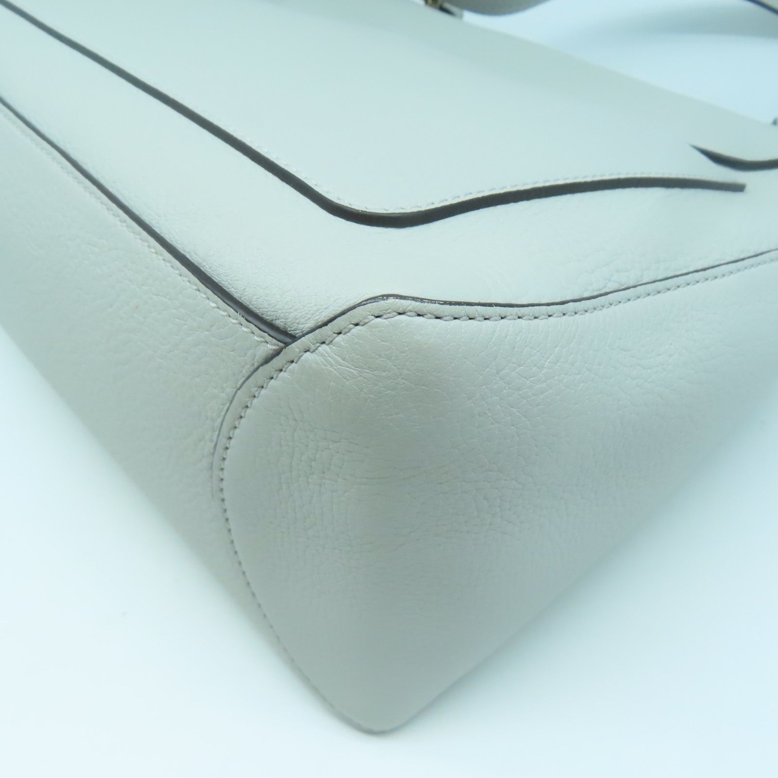 Chloe 【激減優惠】牛皮皮革2 Way Shoulder金扣手挽肩背兩用袋灰色