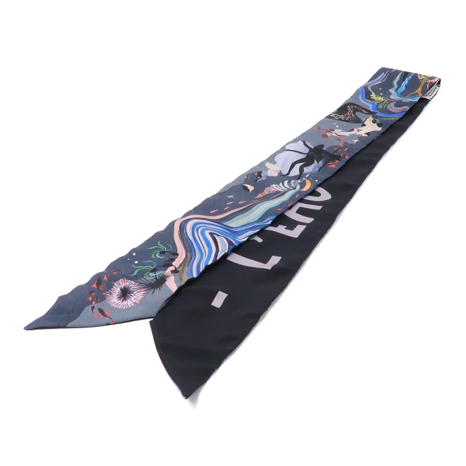 Dior 絲質Scarf絲巾黑色/灰色