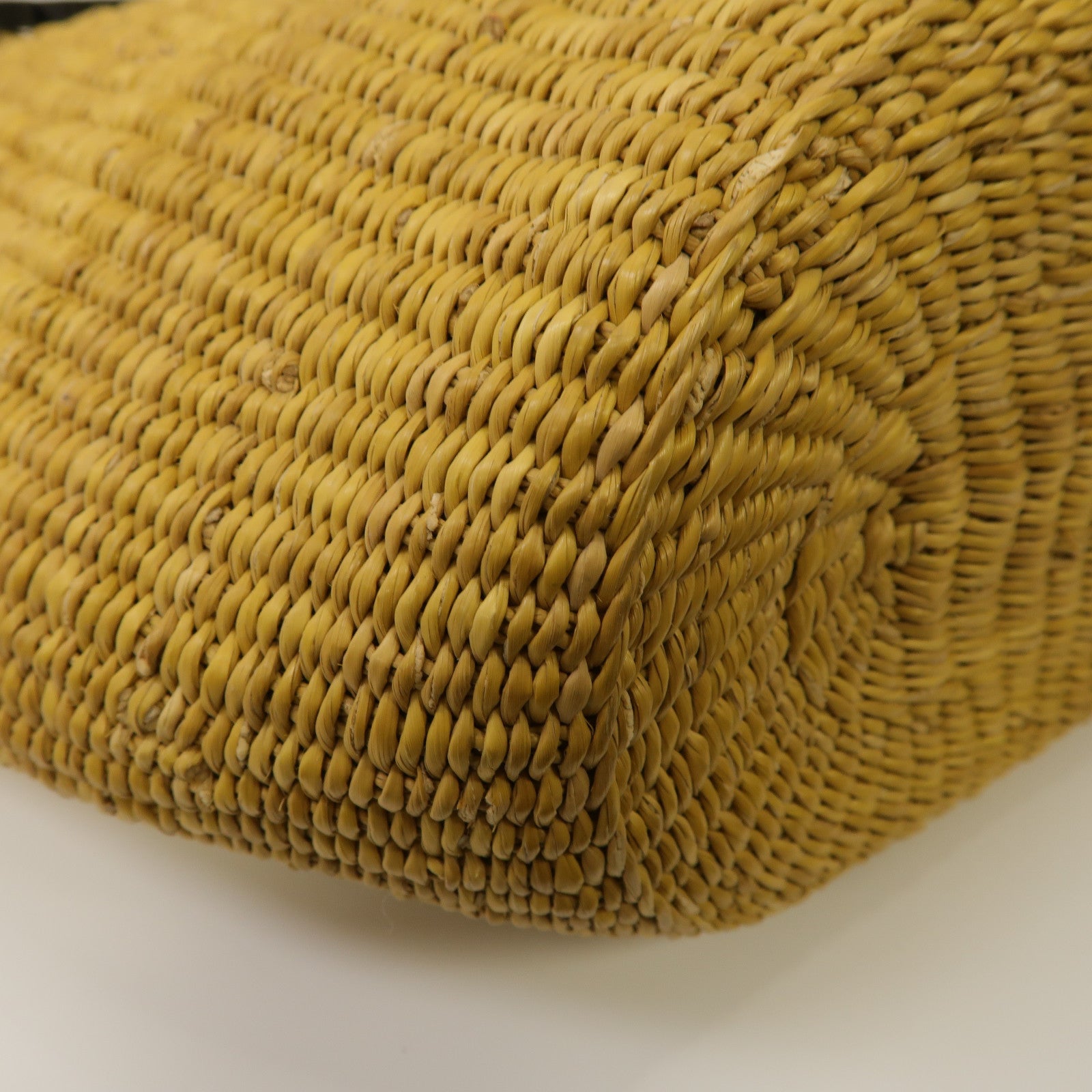 LOEWE 藤製Basket Bag手挽袋啡色