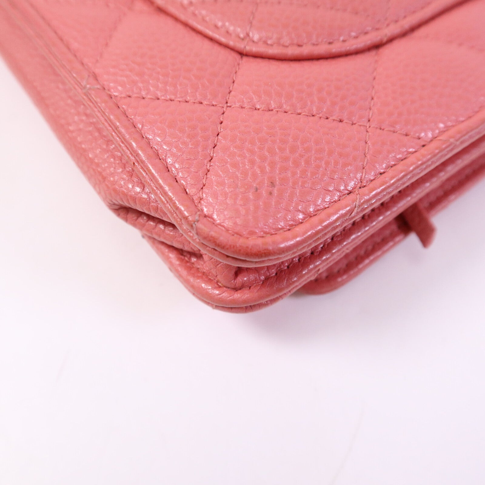 CHANEL 牛皮皮革WOC Wallet On Chain金扣鏈帶肩背袋