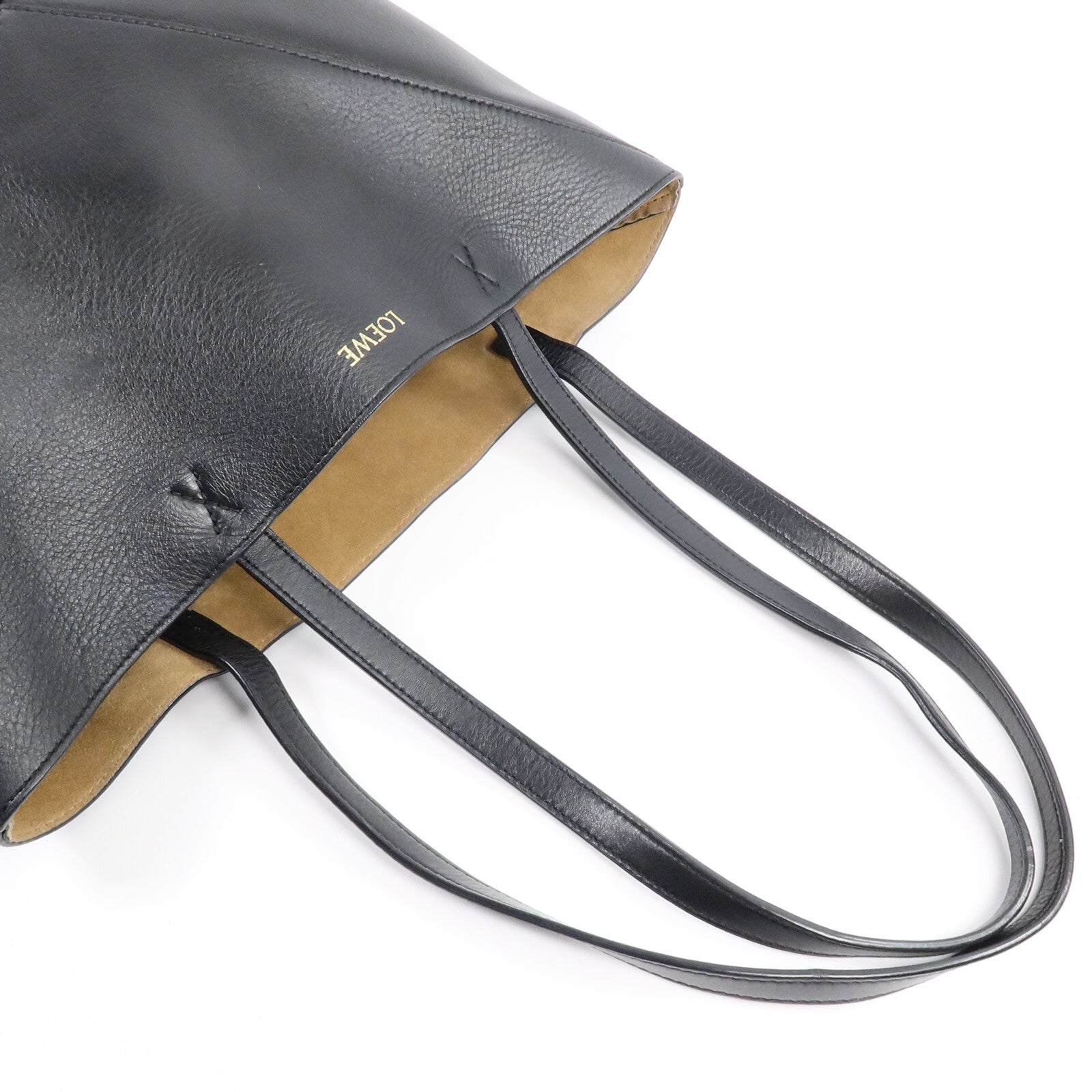 LOEWE 牛皮皮革Puzzle Fold Tote Medium手挽袋