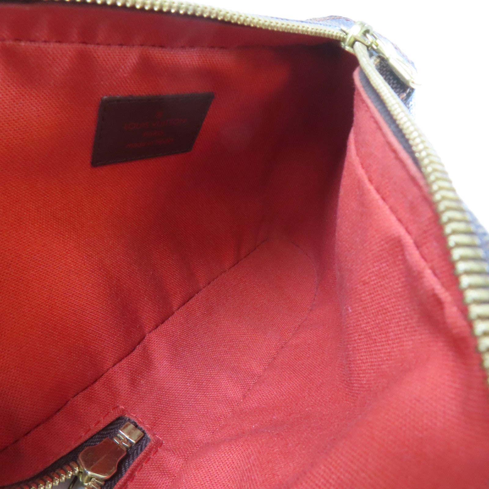 LOUIS VUITTON 【激減優惠】Damier Geronimos金扣腰包啡色