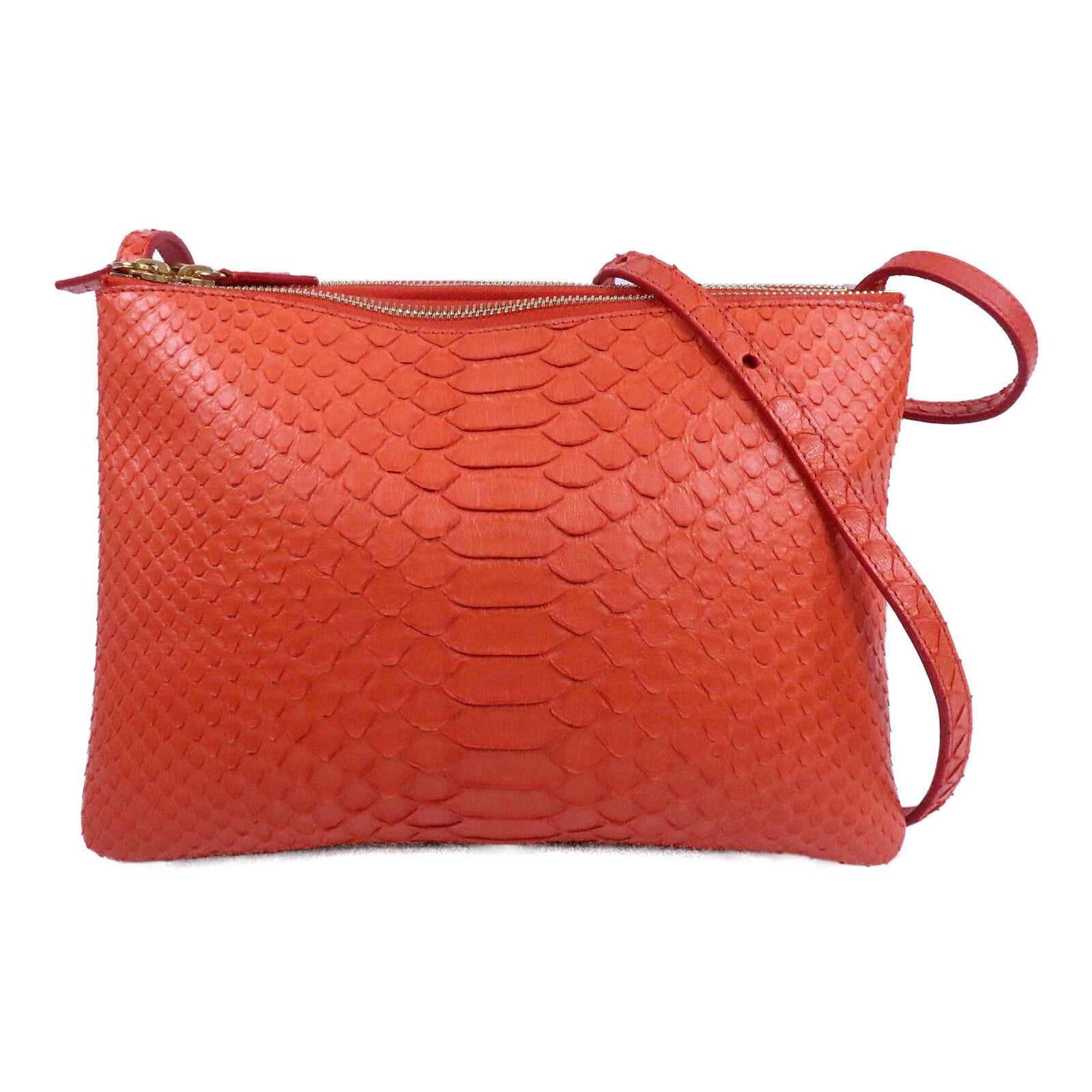 CELINE 蛇皮皮革Trio Large肩背袋