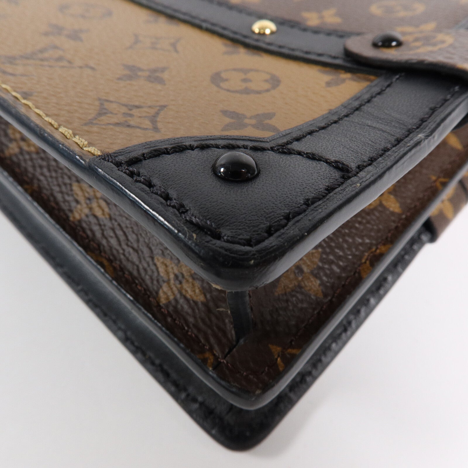 LOUIS VUITTON Monogram/Monogram Reverse Trunk Clutch肩背袋