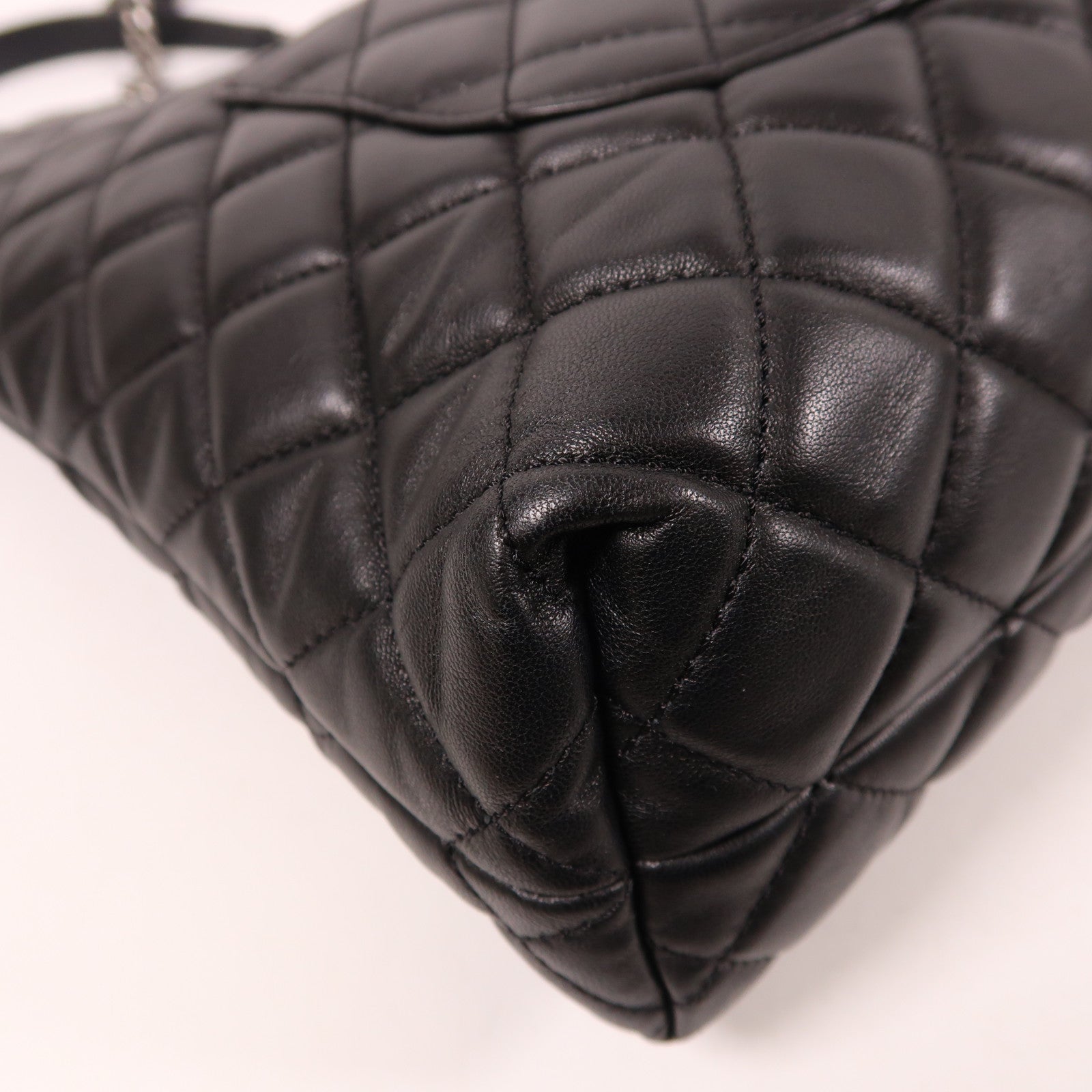 CHANEL 牛皮皮革Tote Bag鏈帶肩背袋