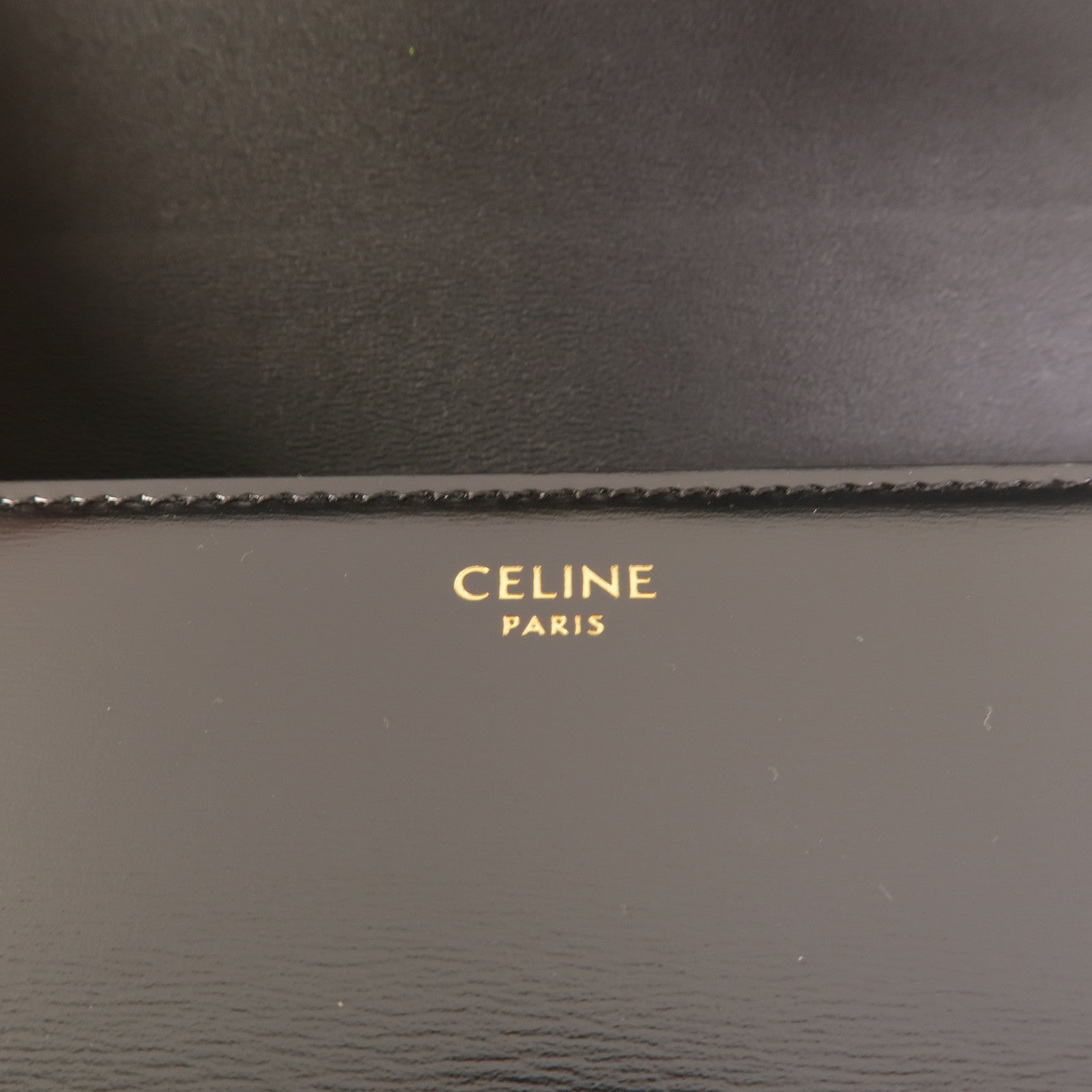 CELINE 牛皮皮革Teen Triomphe肩背袋