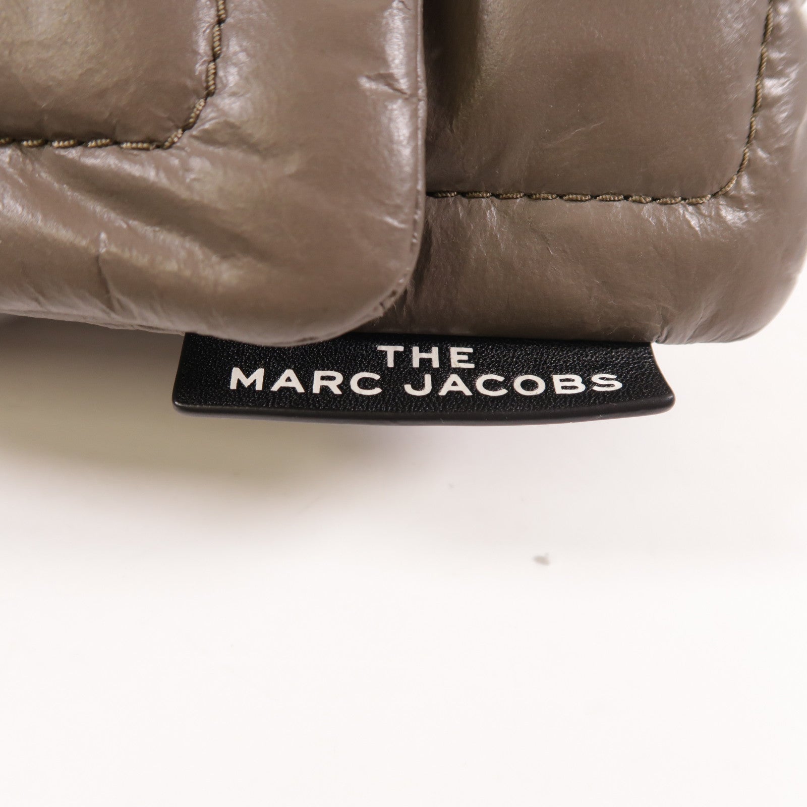 MARC BY MARC JACOBS 塗層帆布Shoulder Bag銀扣鏈帶肩背袋