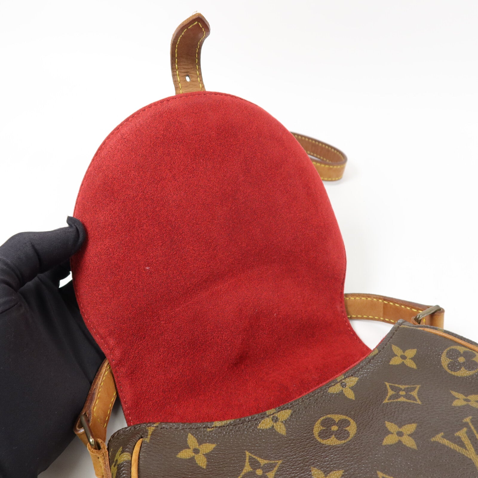 LOUIS VUITTON Monogram Tambourine金扣肩背袋