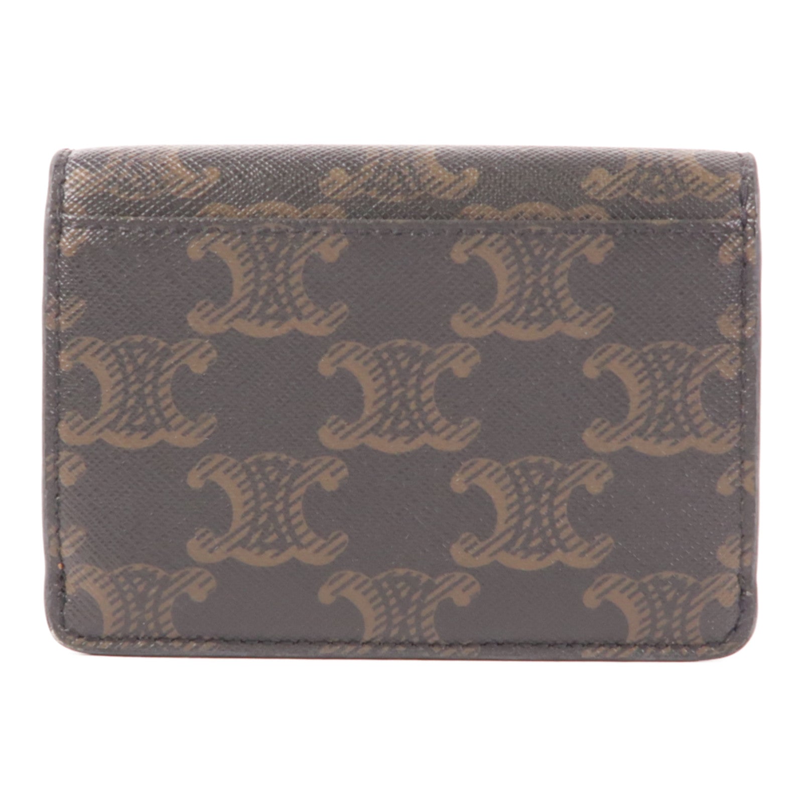 CELINE 塗層帆布Card Case金扣卡片套