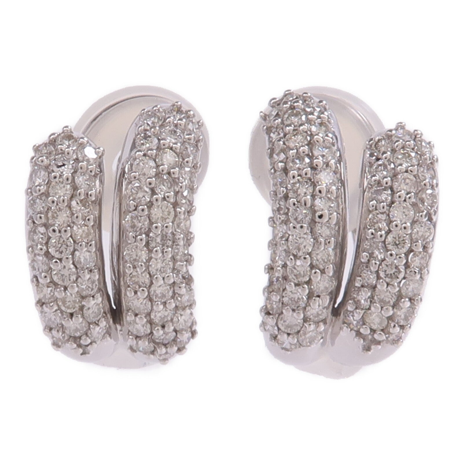 JEWELRY 18K白金Diamond Earrings鑽石耳環
