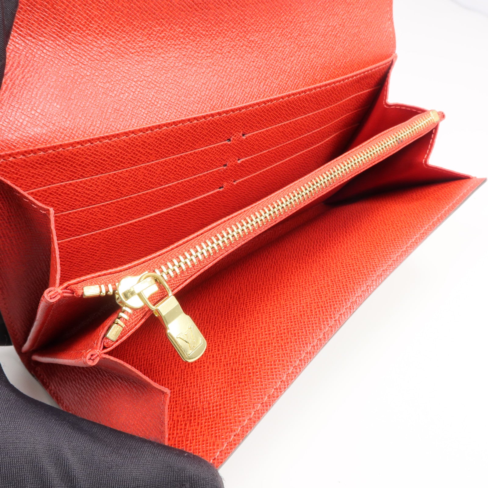 LOUIS VUITTON Monogram Groom Portefeuille Sarah Wallet金扣長錢包
