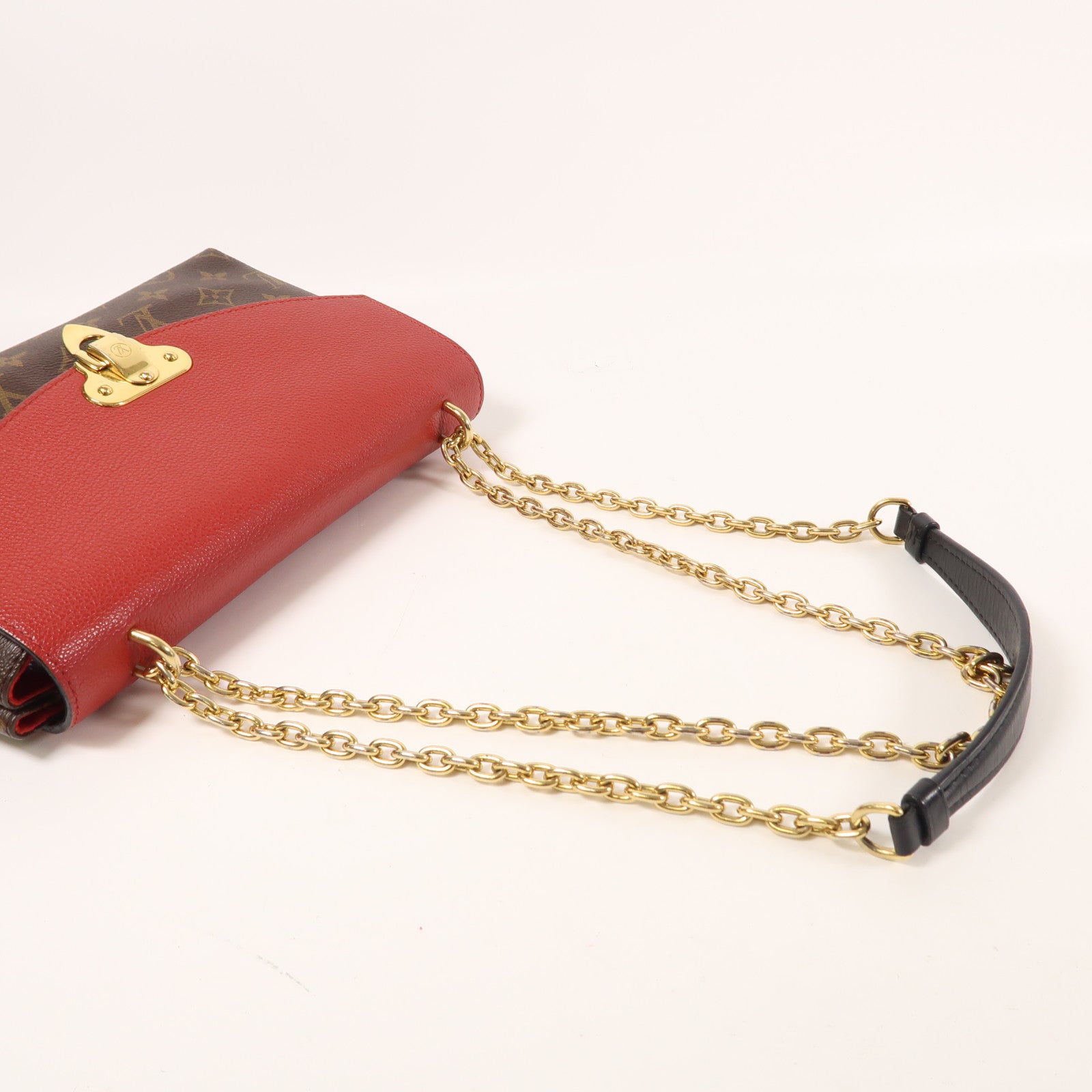 LOUIS VUITTON Monogram Saint Placide金扣肩背袋