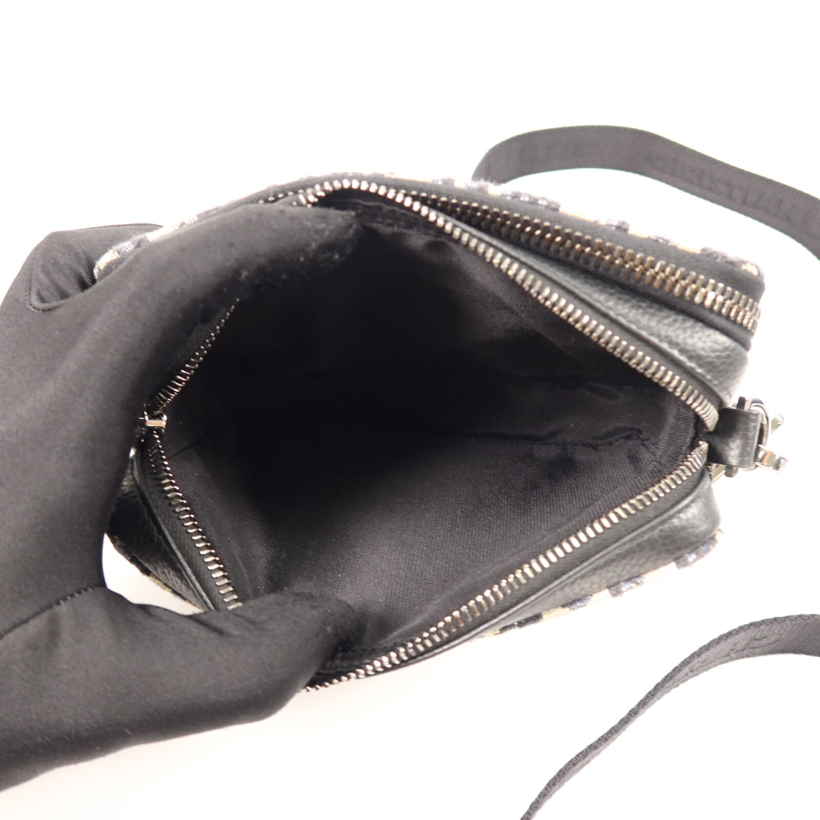 Dior 帆布Zipped Pouch With Strap肩背袋