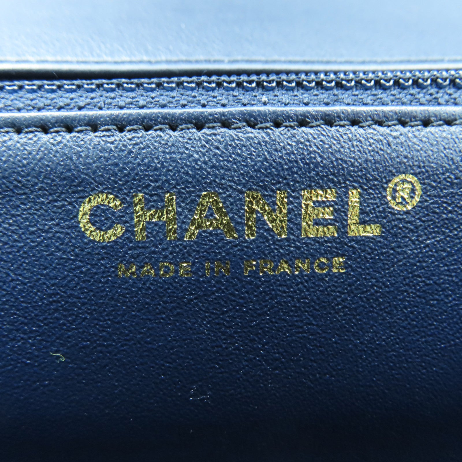 CHANEL 【激減優惠】牛皮皮革In the City金扣手挽肩背兩用袋深藍色