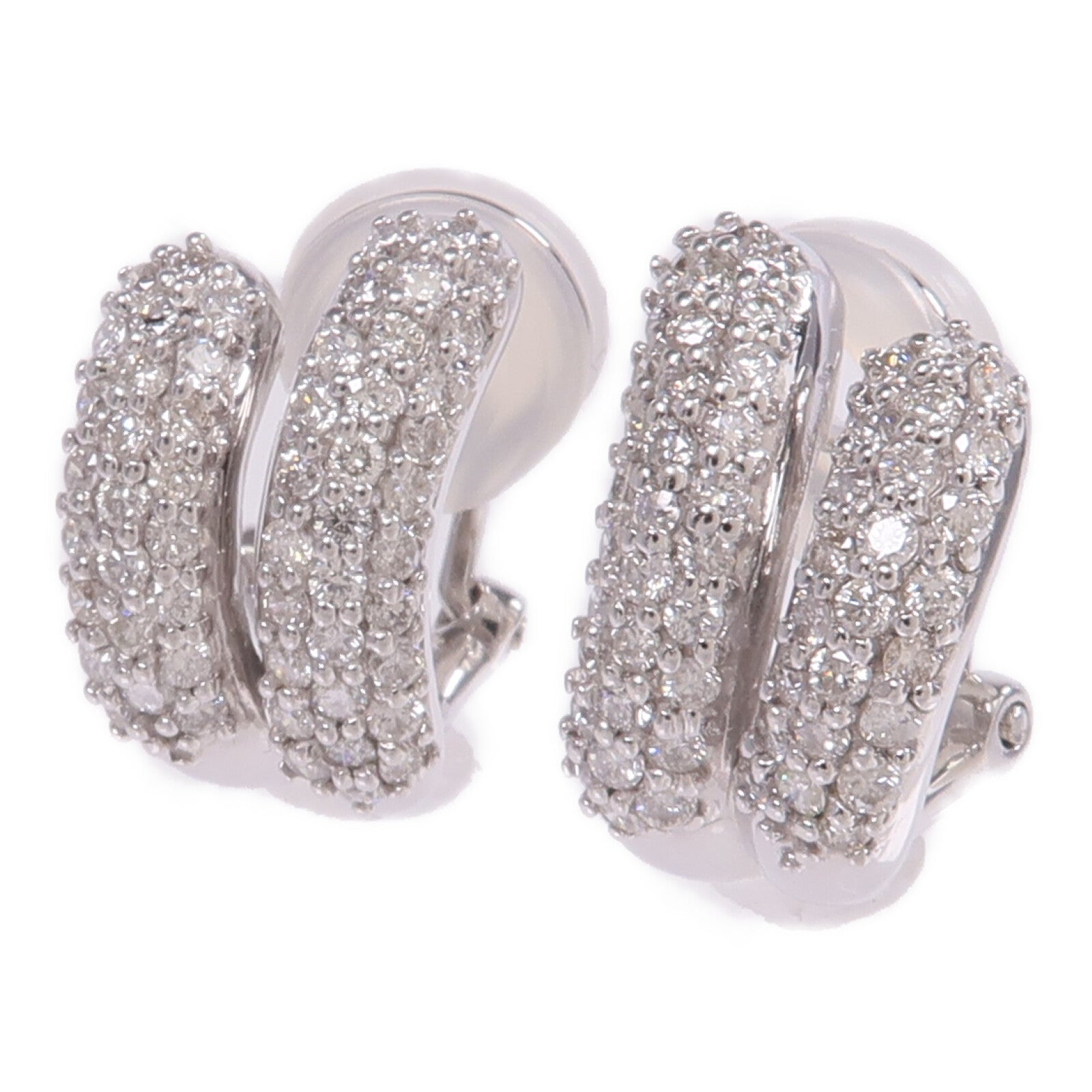 JEWELRY 18K白金Diamond Earrings鑽石耳環