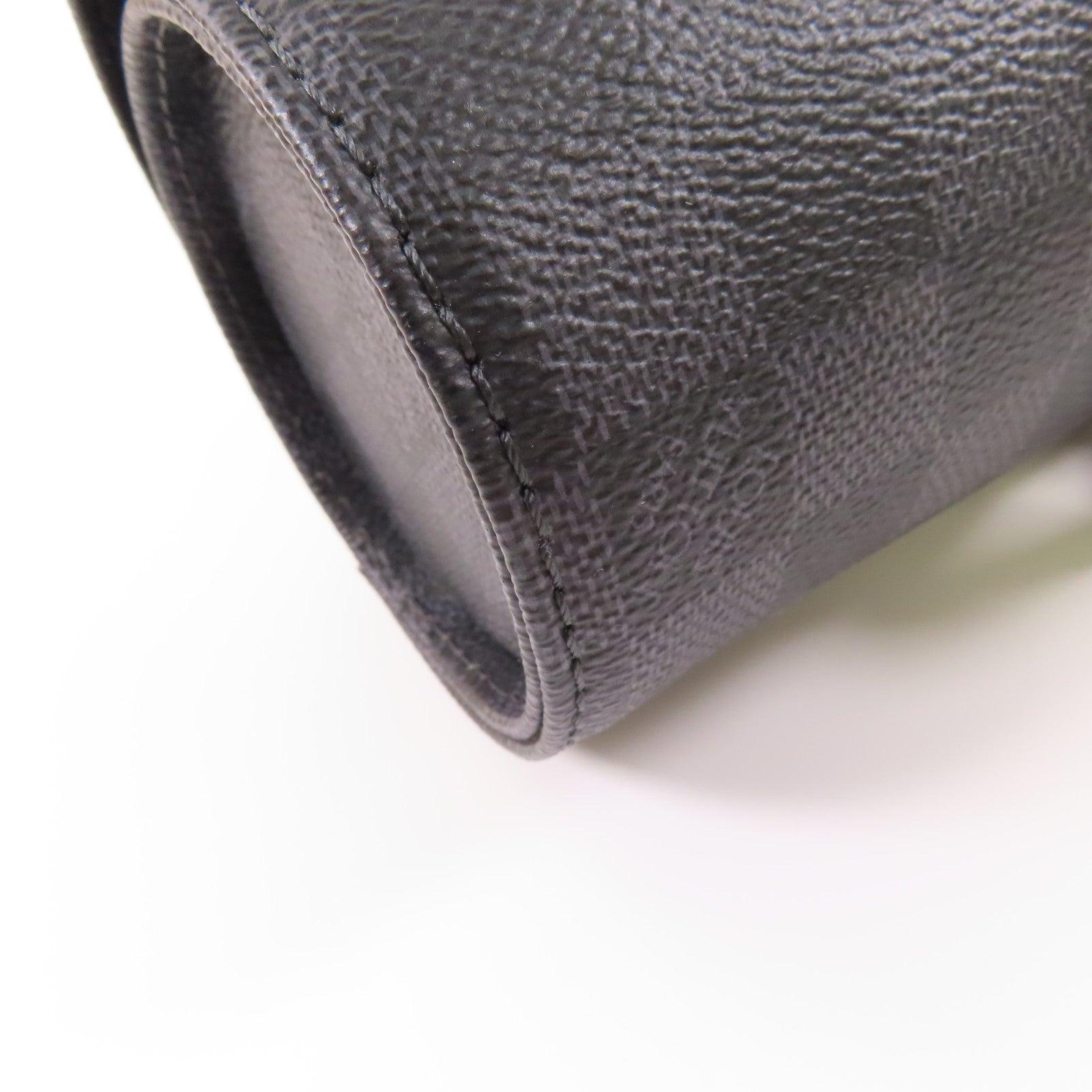 LOUIS VUITTON LV SHW Watch Case N41137 Damier Graphite Black