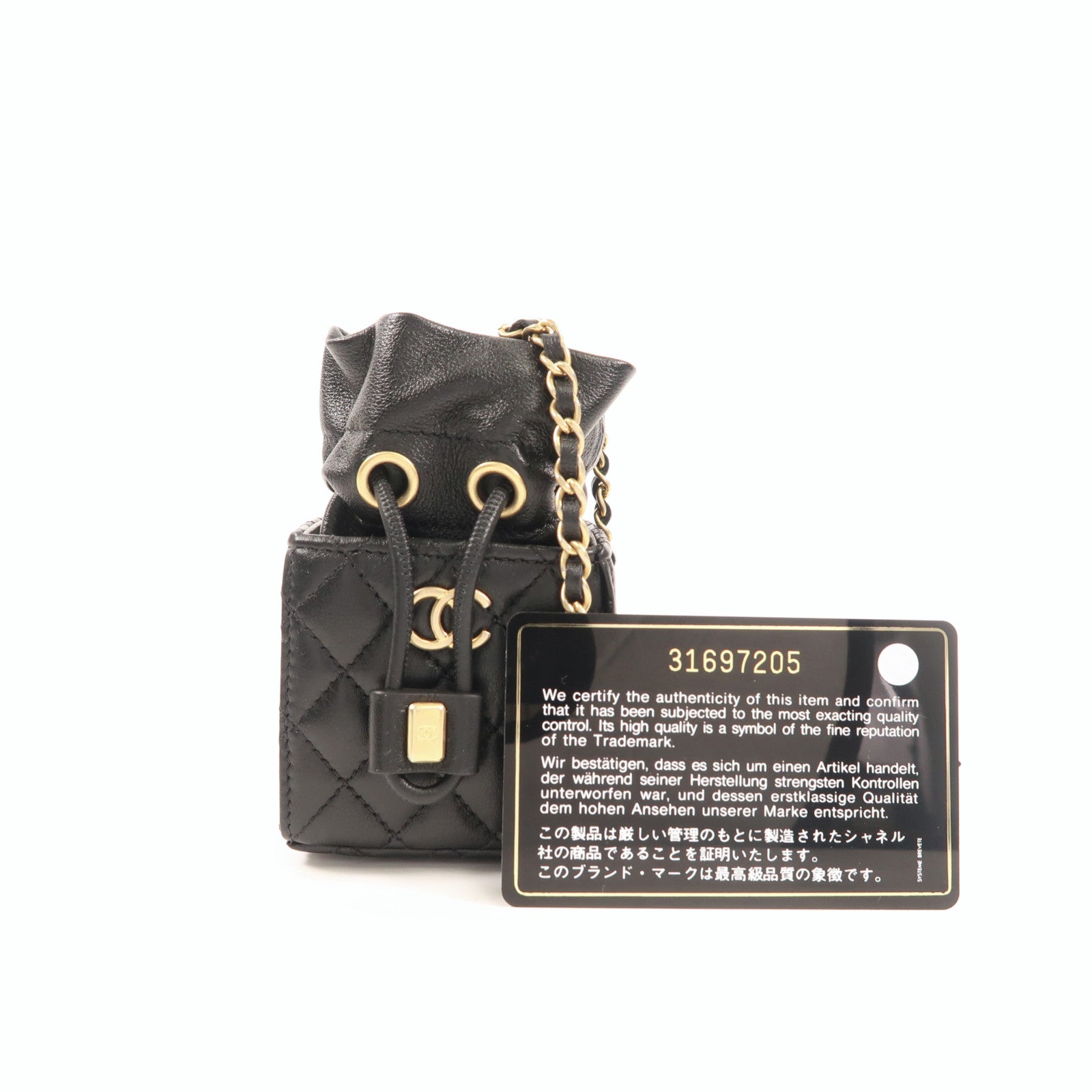 CHANEL 【激減優惠】羊皮皮革Shoulder Bag金扣鏈帶肩背袋