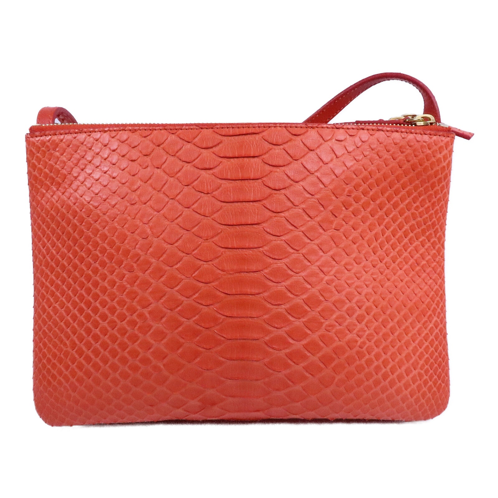 CELINE 蛇皮皮革Trio Large肩背袋
