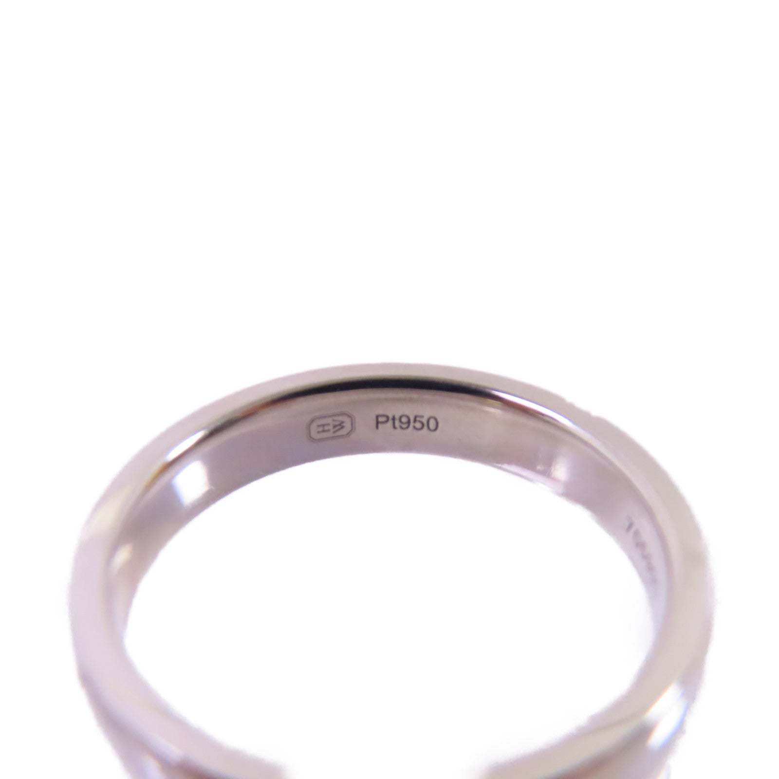HARRY WINSTON PT950鉑金/鑽石Diamond Ring戒指US#8.75