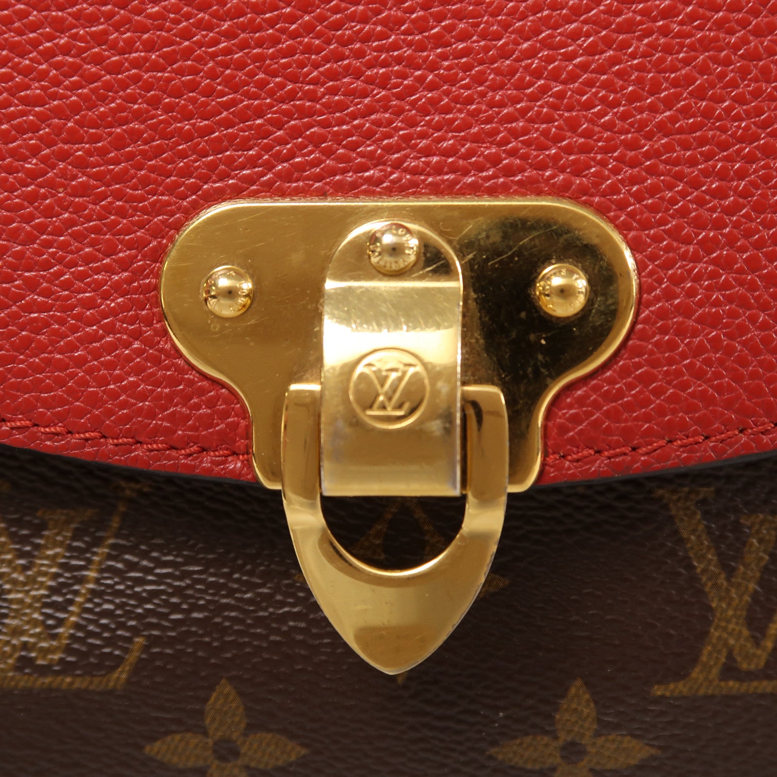 LOUIS VUITTON Monogram Saint Placide金扣肩背袋