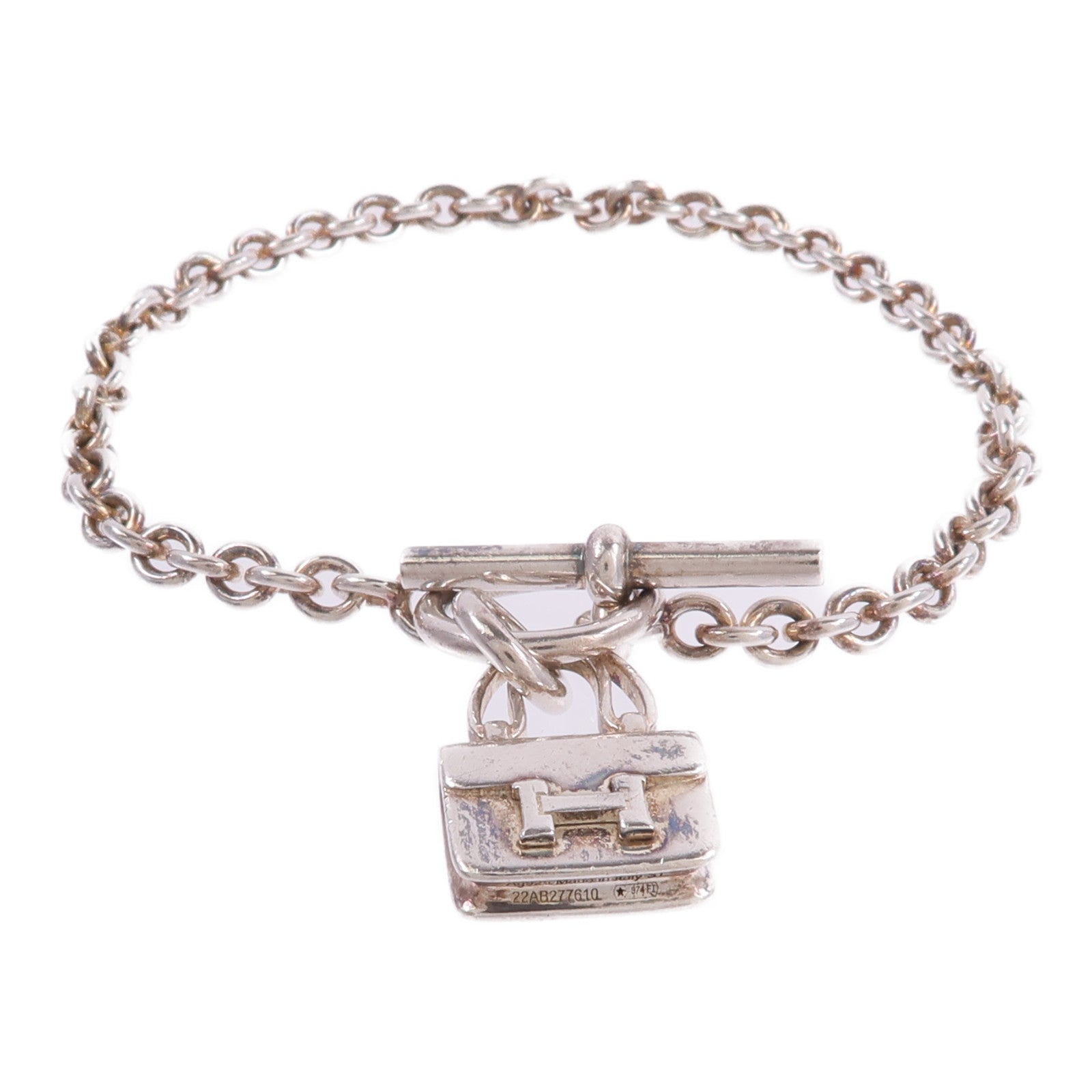 HERMES 925純銀Amulettes Constance Bracelet手鏈