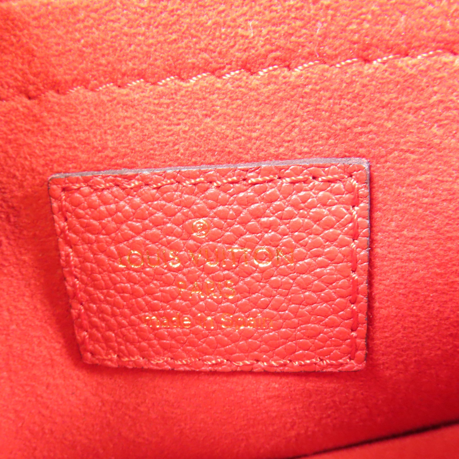 LOUIS VUITTON LV GHW Saint Placide Shoulder Bag M43713 Monogram Brown/Red