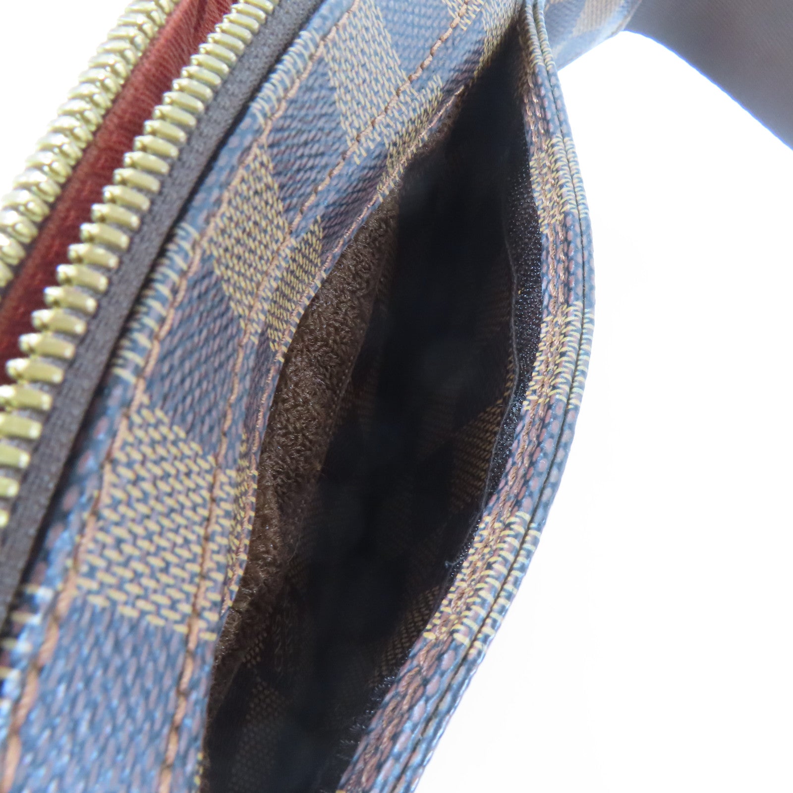 LOUIS VUITTON 【激減優惠】Damier Geronimos金扣腰包啡色