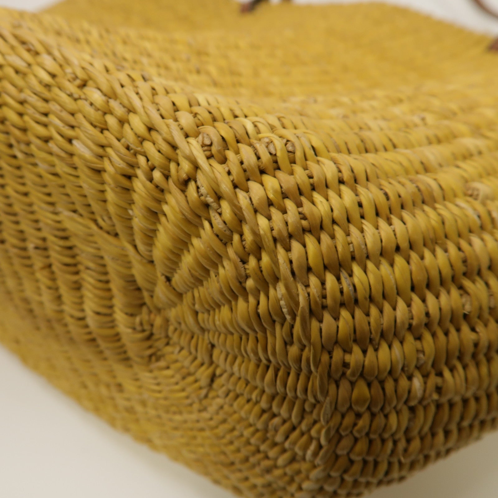LOEWE 藤製Basket Bag手挽袋啡色