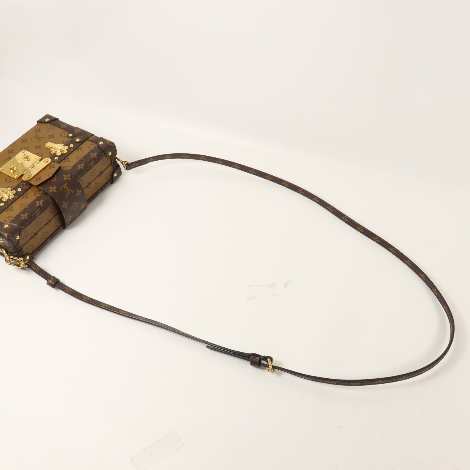 LOUIS VUITTON Monogram Reverse Petite Malle肩背袋