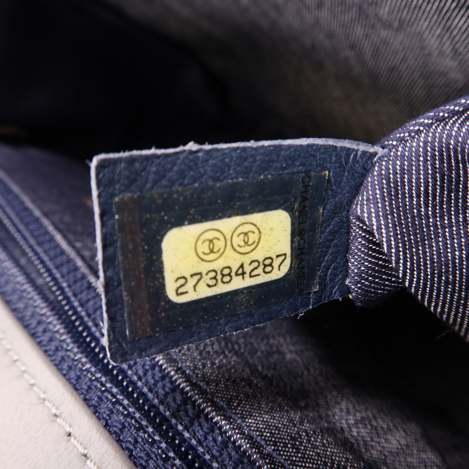 CHANEL 羊皮皮革CC Mania Flap金扣鏈帶肩背袋