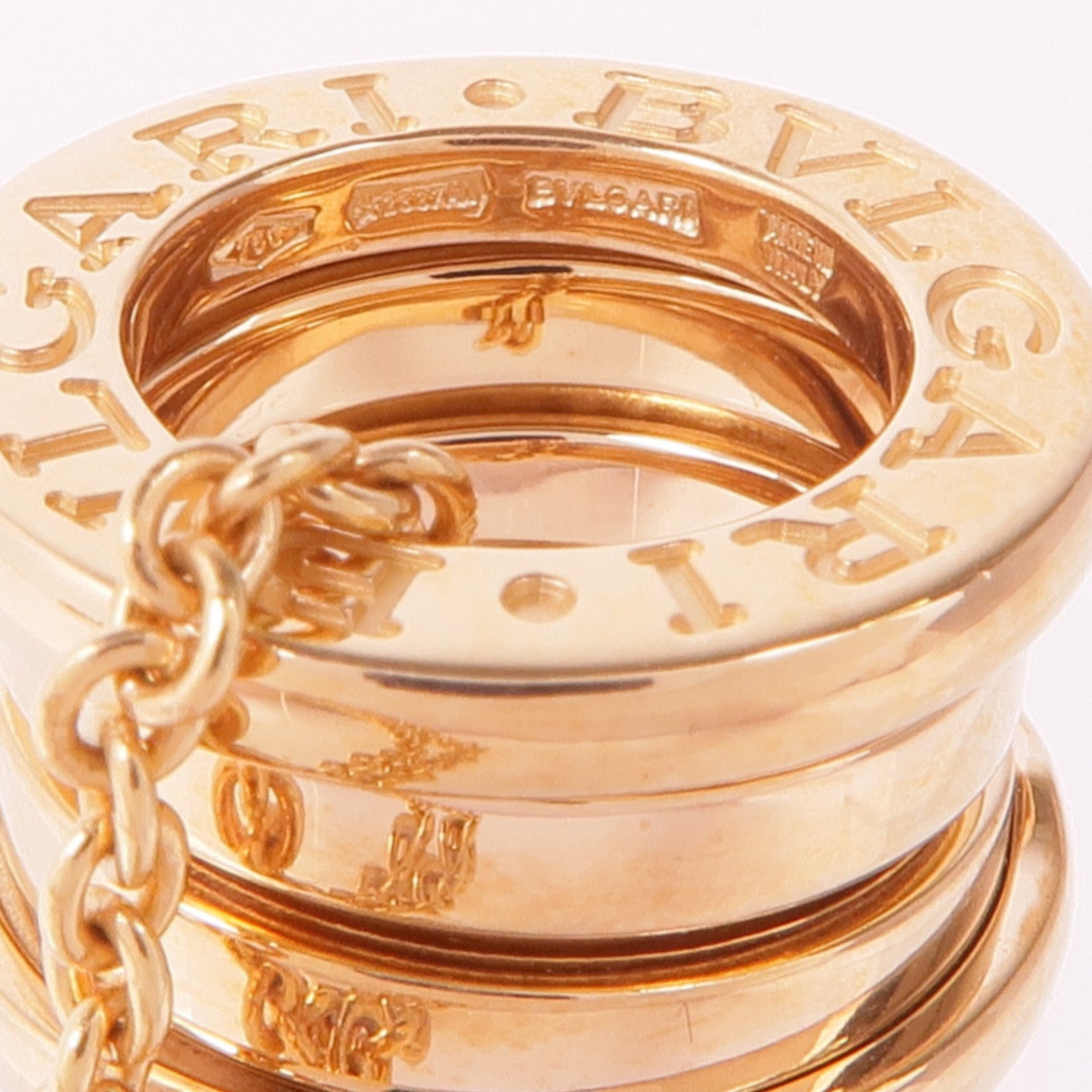BVLGARI 18K玫瑰金B-zero 1項鍊