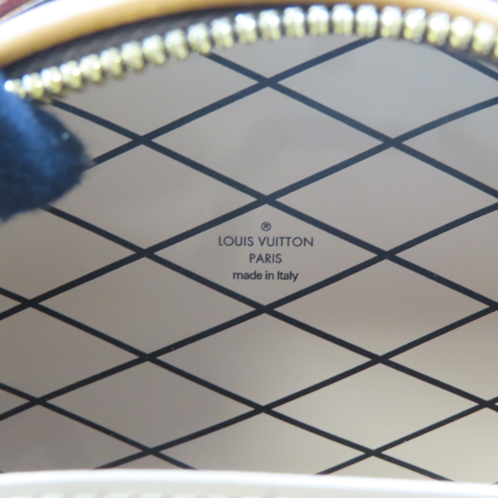 LOUIS VUITTON Monogram Mini Boite Chapeau金扣手挽肩背兩用袋棕色
