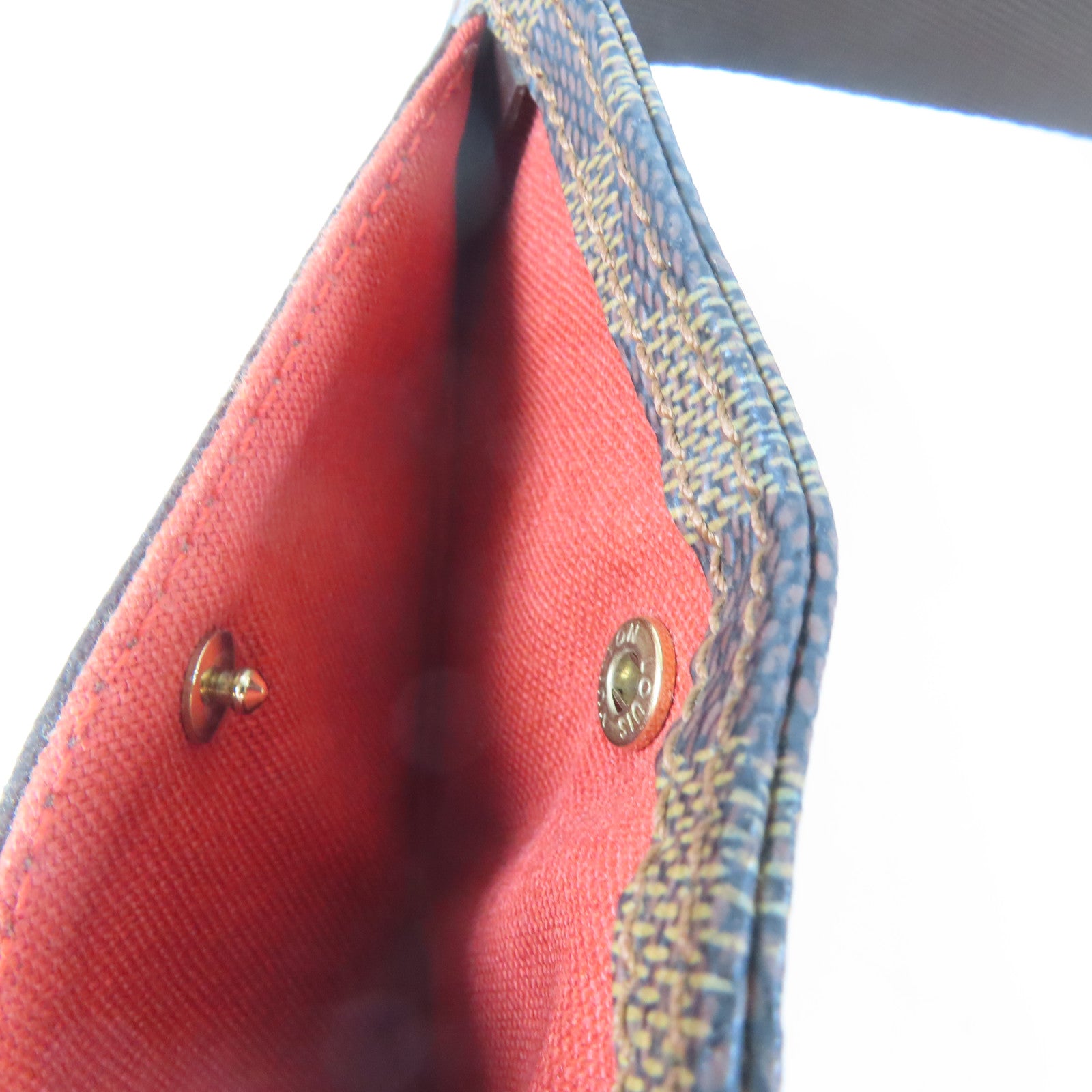 LOUIS VUITTON 【激減優惠】Damier Geronimos金扣腰包啡色